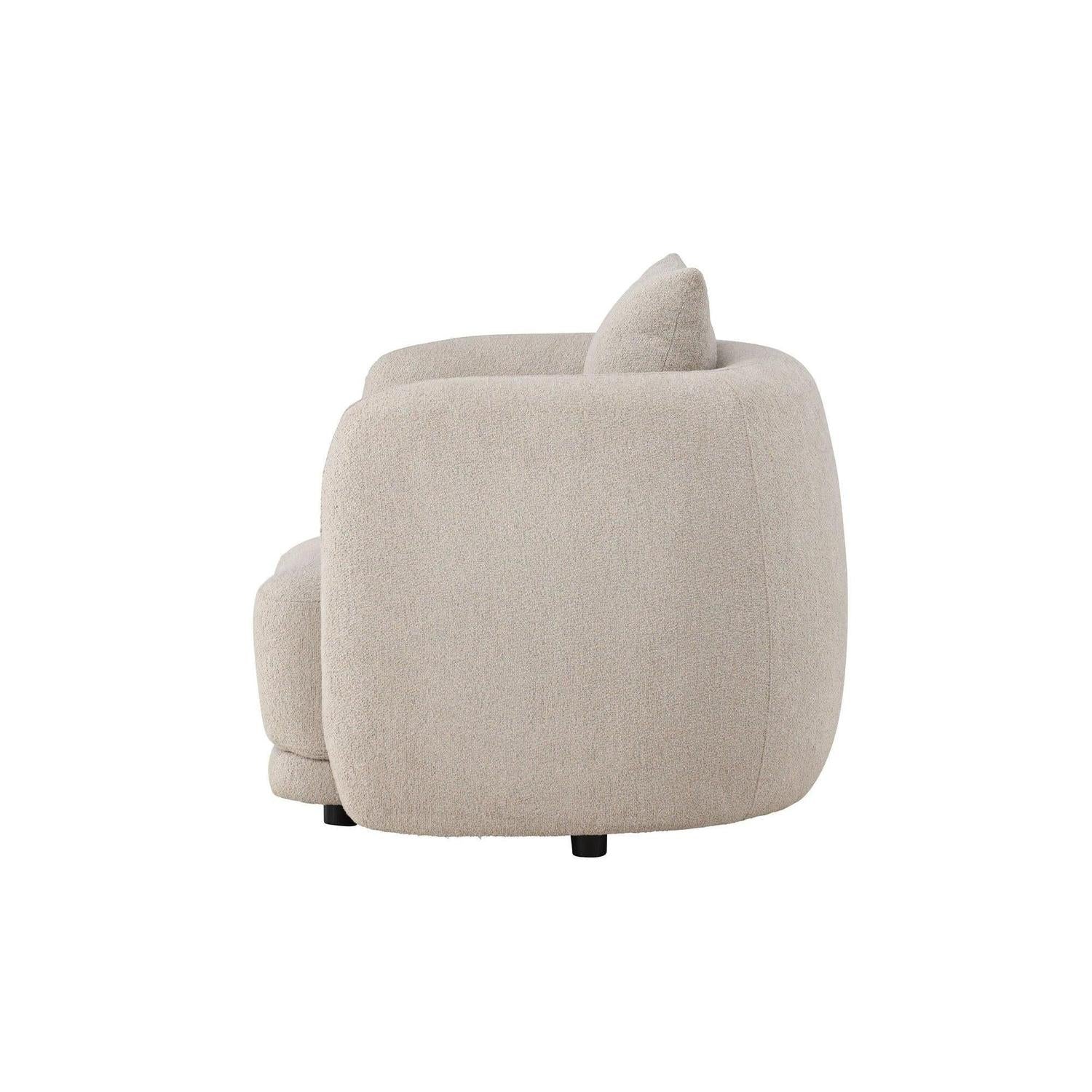 Sessel Cielo aus Bouclé - Beige-Sessel-Venture Home-le canapé