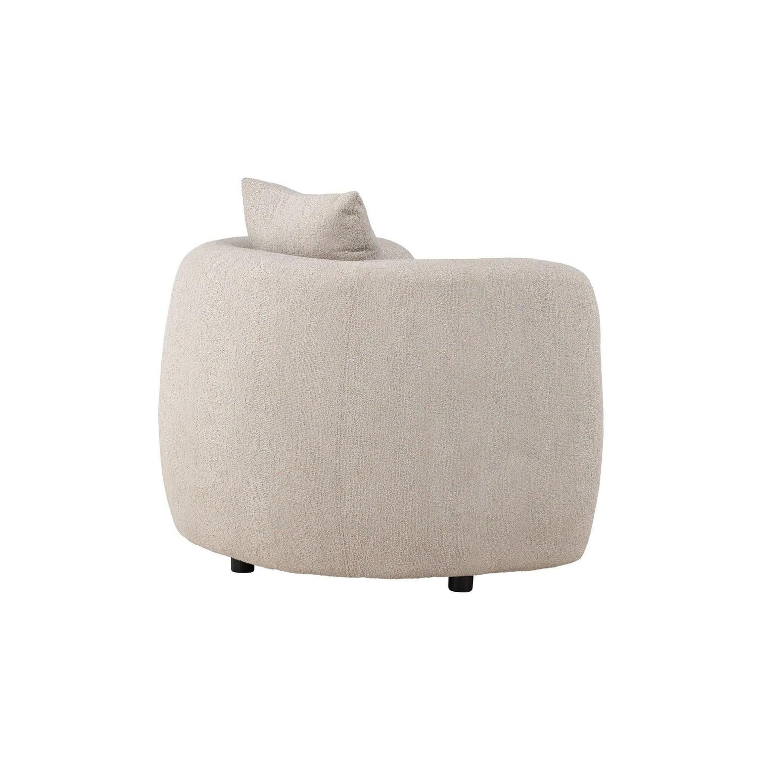 Sessel Cielo aus Bouclé - Beige-Sessel-Venture Home-le canapé