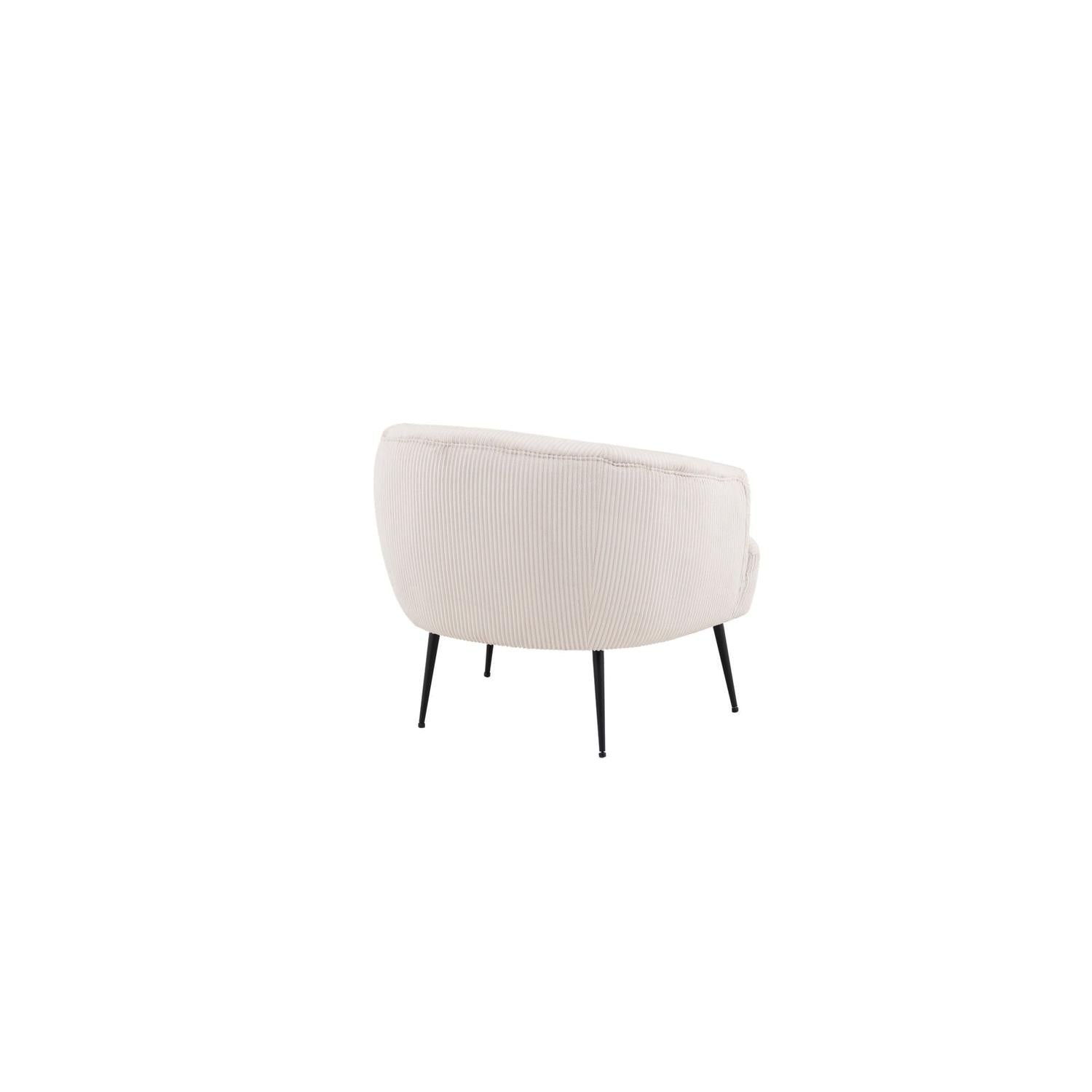 Sessel Derry aus Kord - Beige-Sessel-Venture Home-le canapé