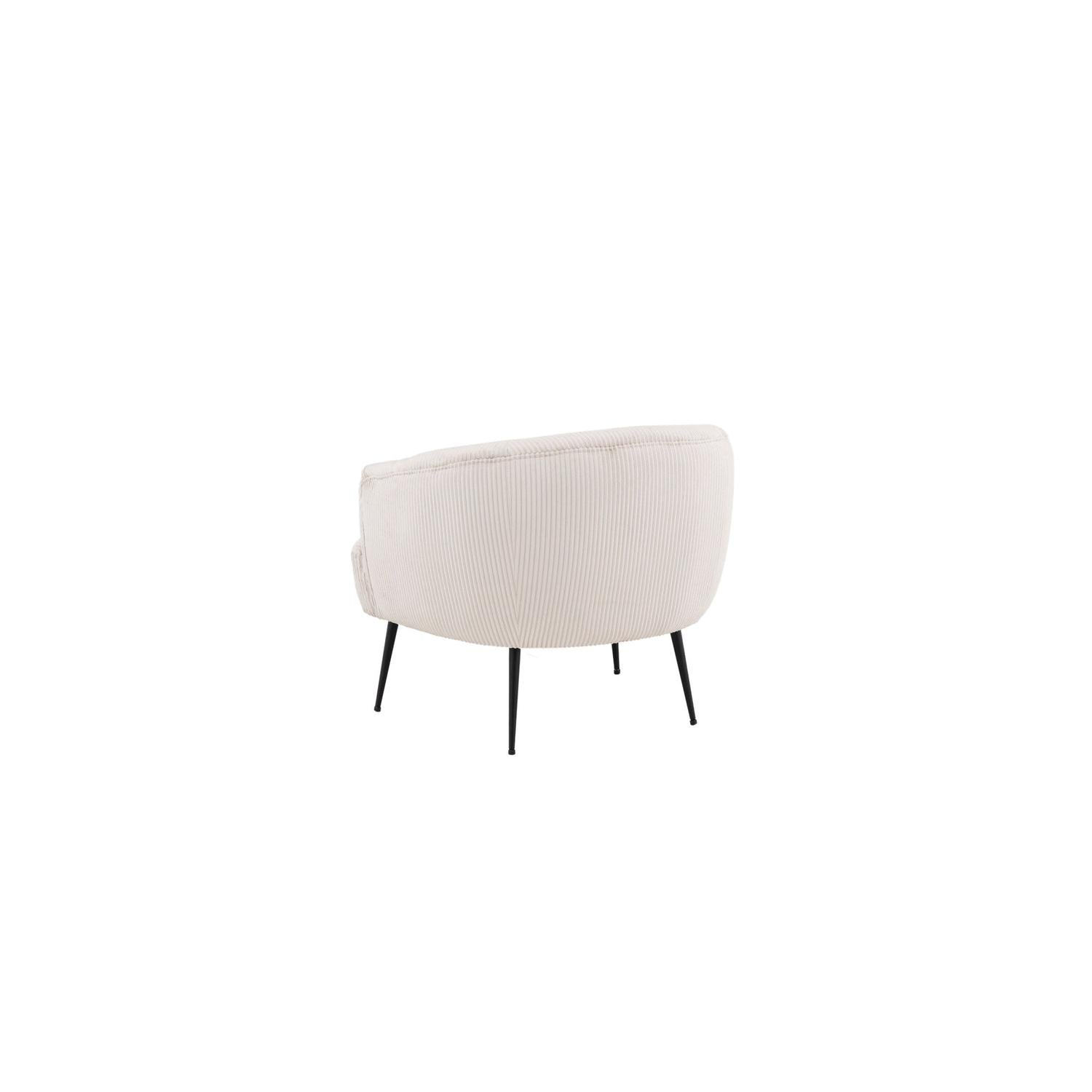 Sessel Derry aus Kord - Beige-Sessel-Venture Home-le canapé