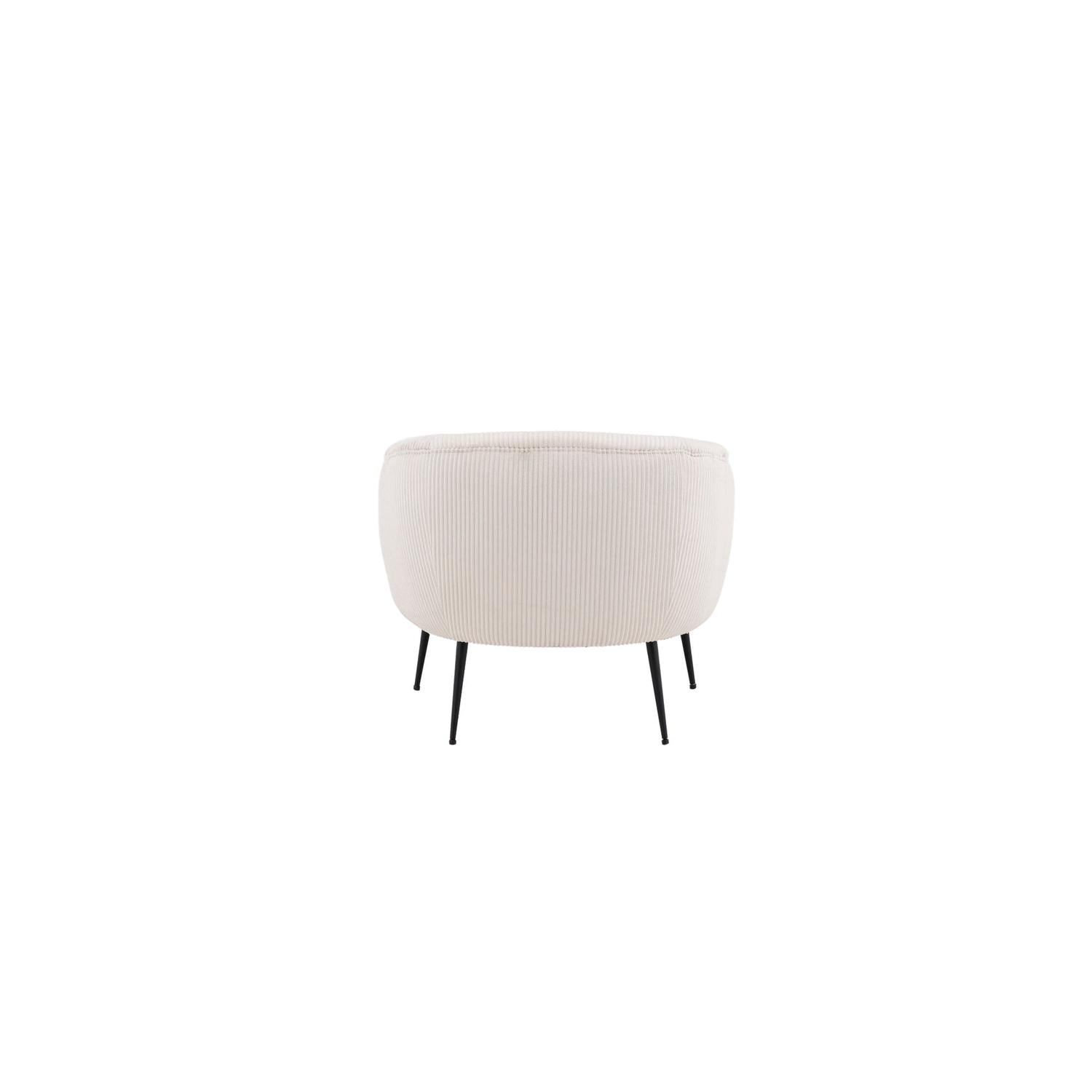 Sessel Derry aus Kord - Beige-Sessel-Venture Home-le canapé