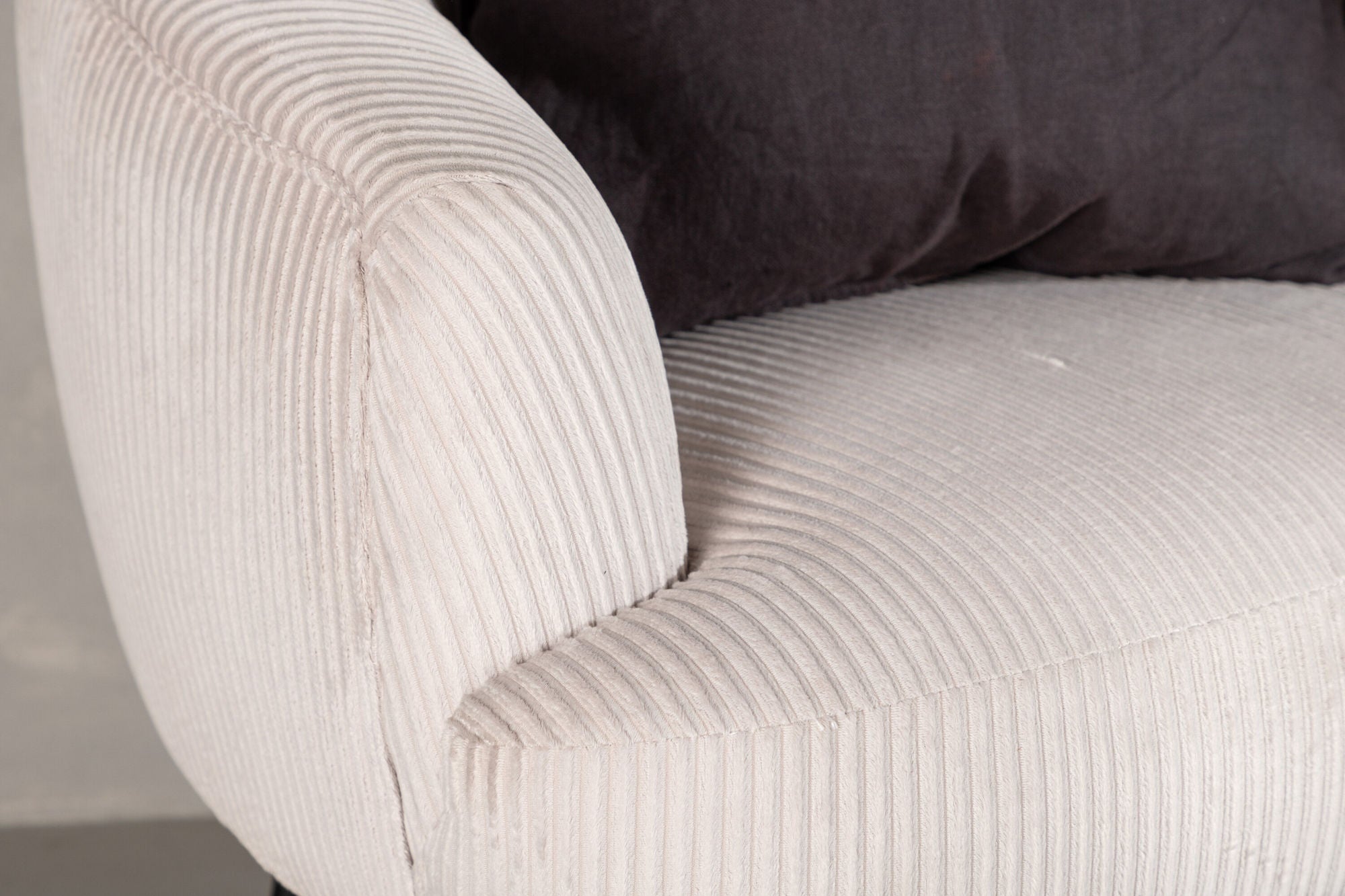 Sessel Derry aus Kord - Beige-Sessel-Venture Home-le canapé