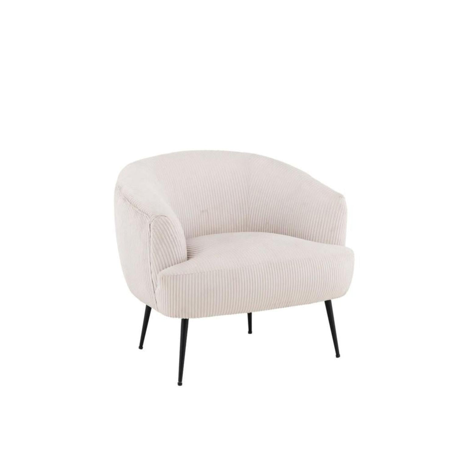 Sessel Derry aus Kord - Beige-Sessel-Venture Home-le canapé
