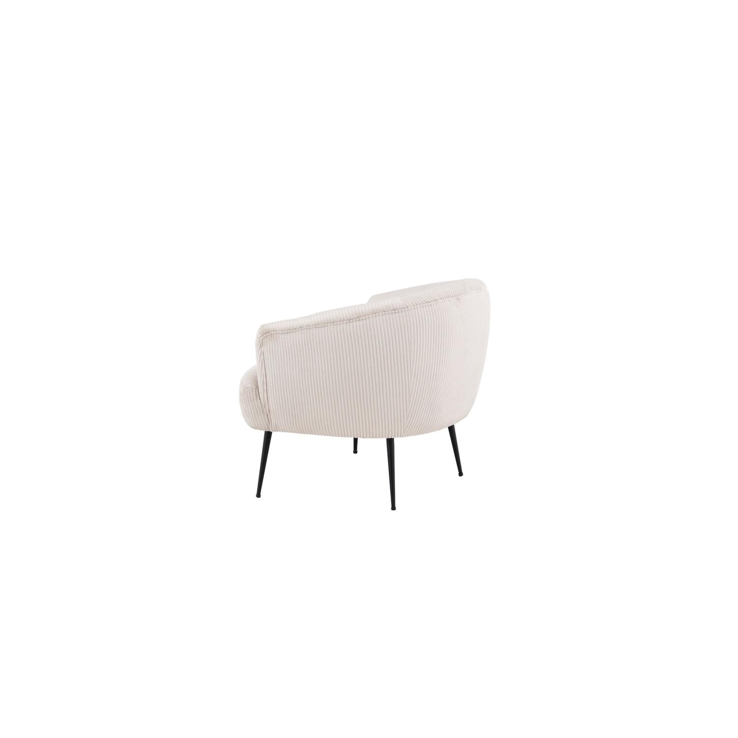 Sessel Derry aus Kord - Beige-Sessel-Venture Home-le canapé
