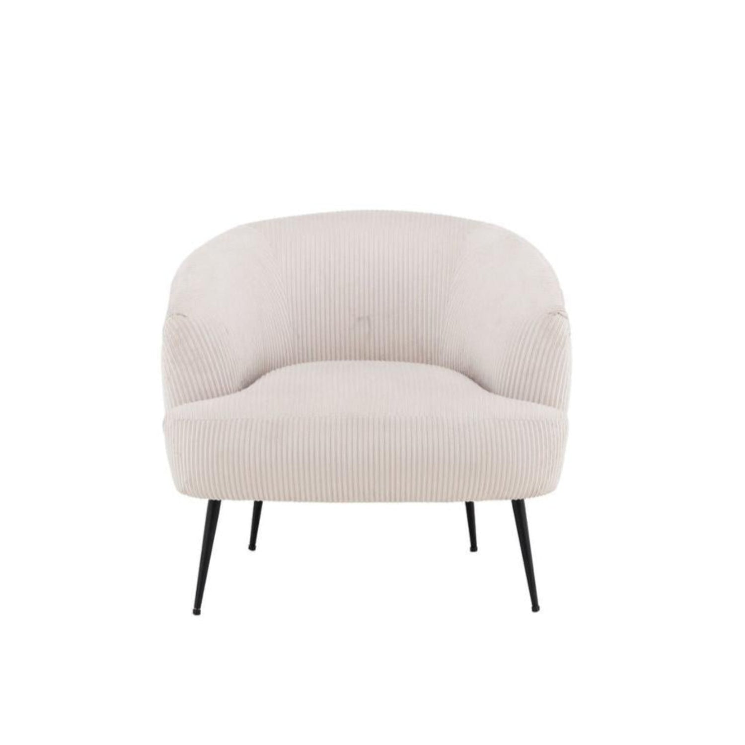 Sessel Derry aus Kord - Beige-Sessel-Venture Home-le canapé