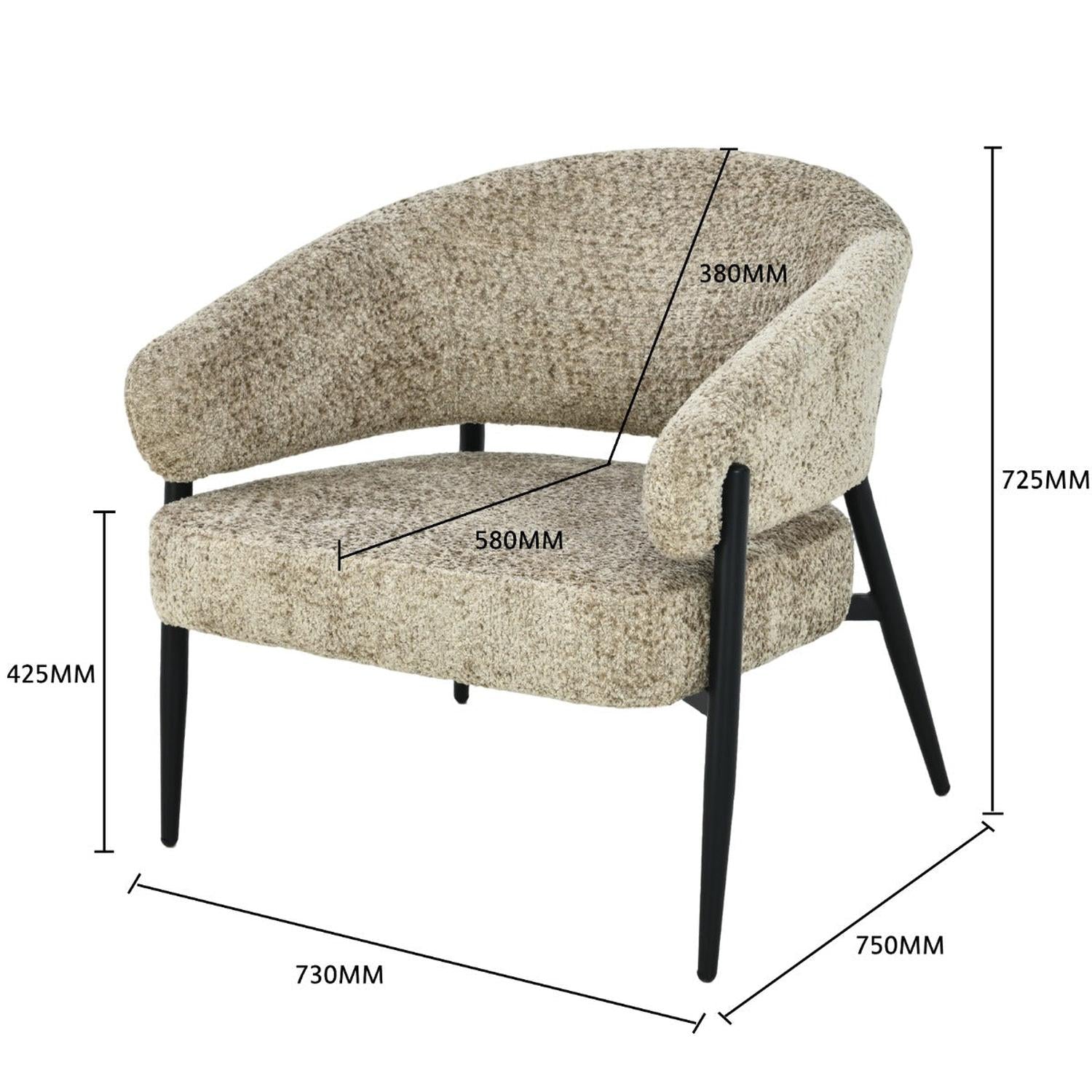 Sessel Dilan Venga - Greige-Sessel-Livingfurn-le canapé
