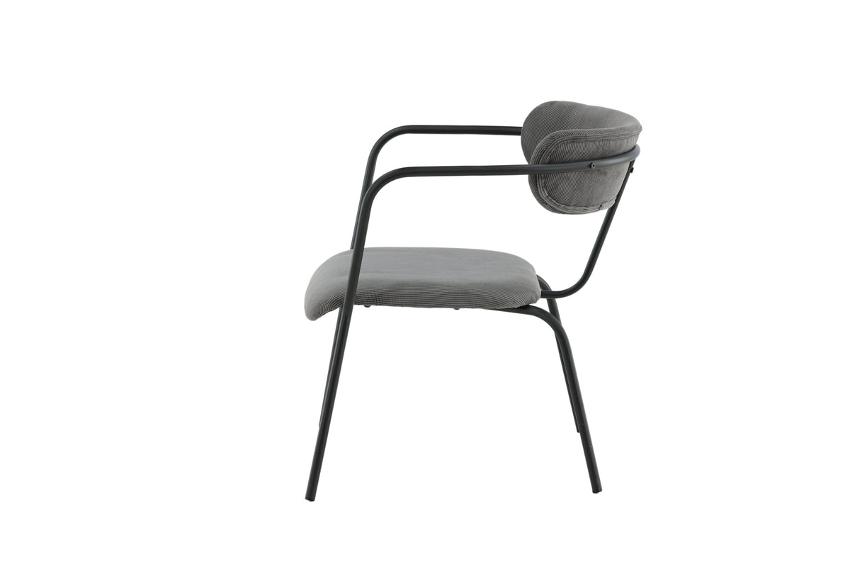 Sessel Duffy mit Armlehnen - Grau-Sessel-Venture Home-le canapé