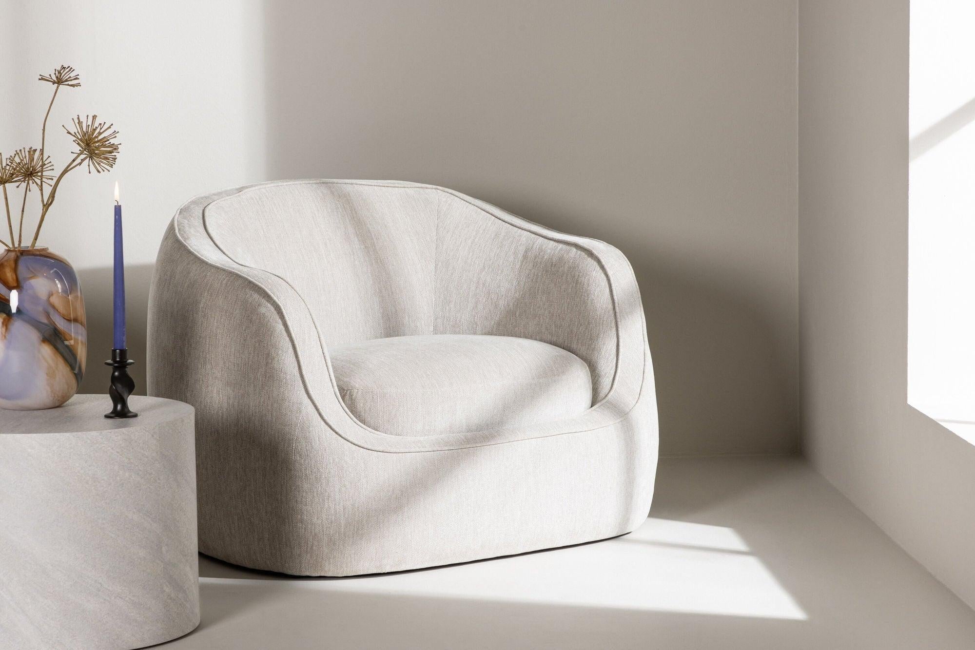 Sessel Elio - Hellgrau-Sessel-Venture Home-le canapé