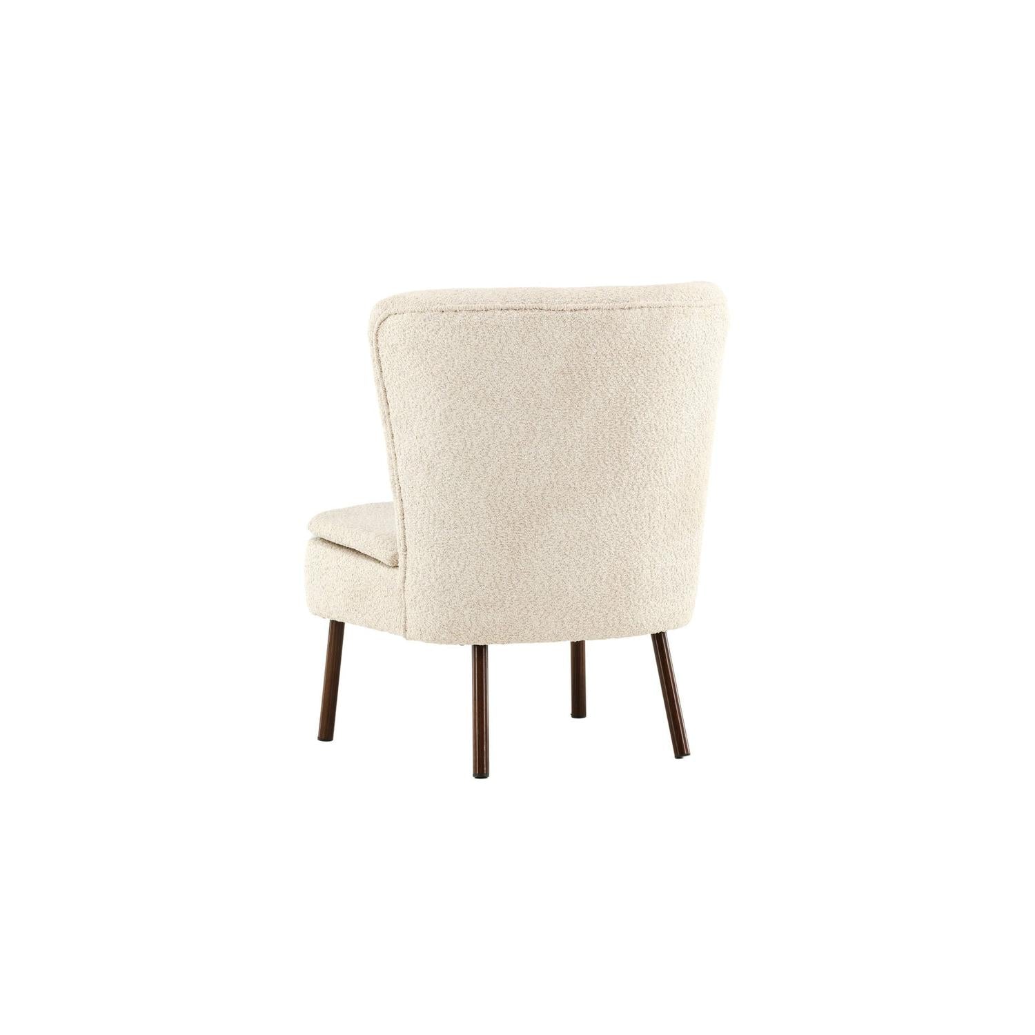 Sessel Hällsö aus Teddy-Bouclé - Beige-Sessel-Vind-le canapé