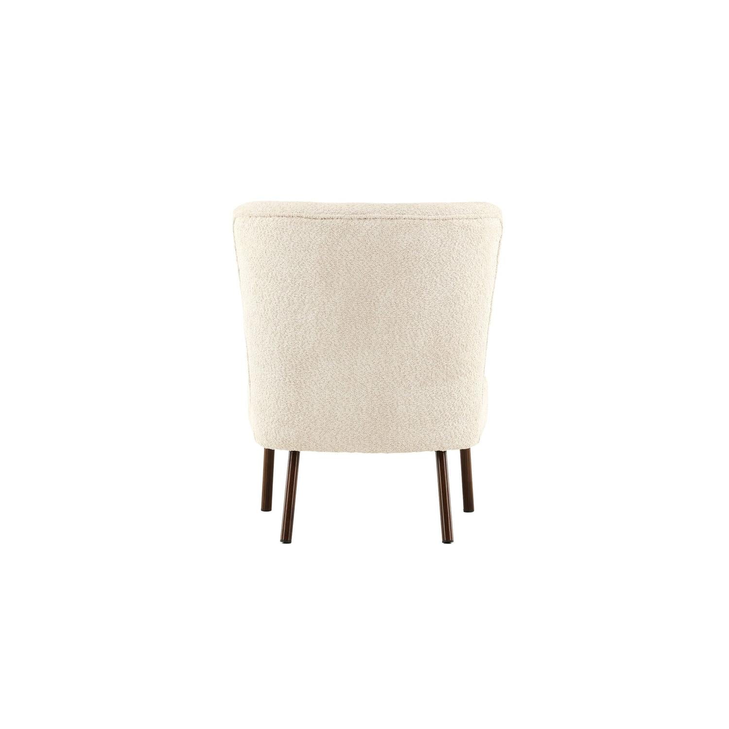 Sessel Hällsö aus Teddy-Bouclé - Beige-Sessel-Vind-le canapé