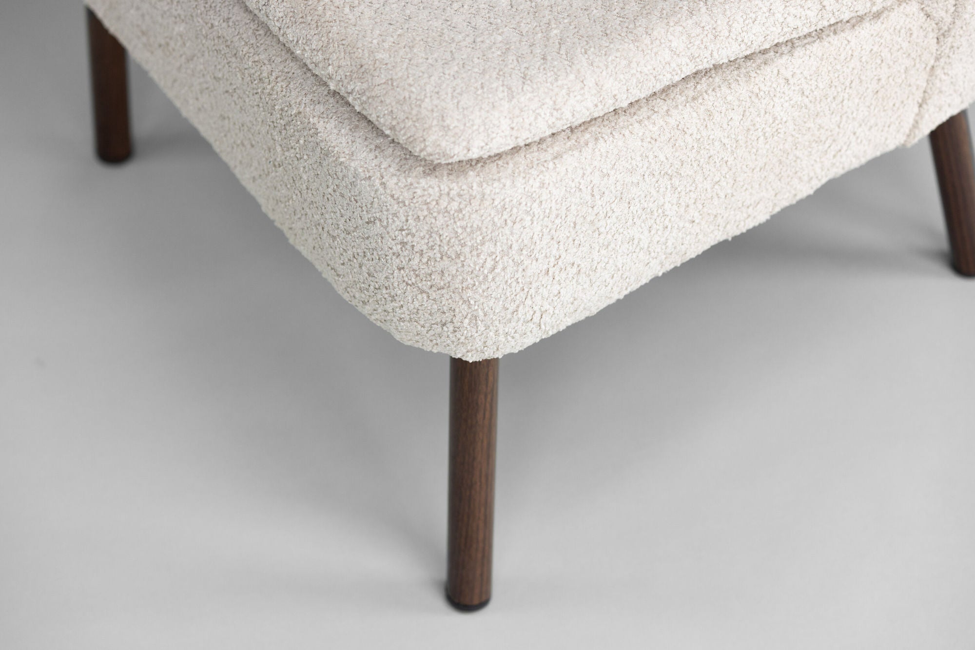 Sessel Hällsö aus Teddy-Bouclé - Beige-Sessel-Vind-le canapé