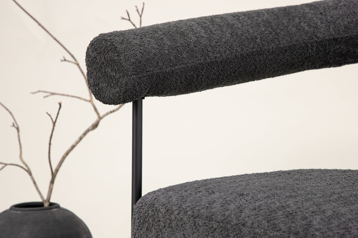 Sessel Hökåsen mit Armlehnen - Dunkelgrau-Sessel-Venture Home-le canapé