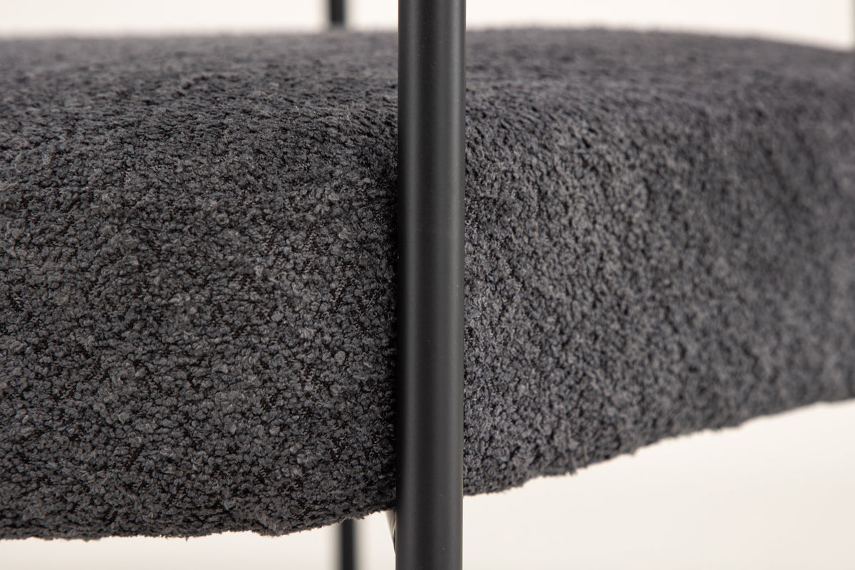 Sessel Hökåsen mit Armlehnen - Dunkelgrau-Sessel-Venture Home-le canapé