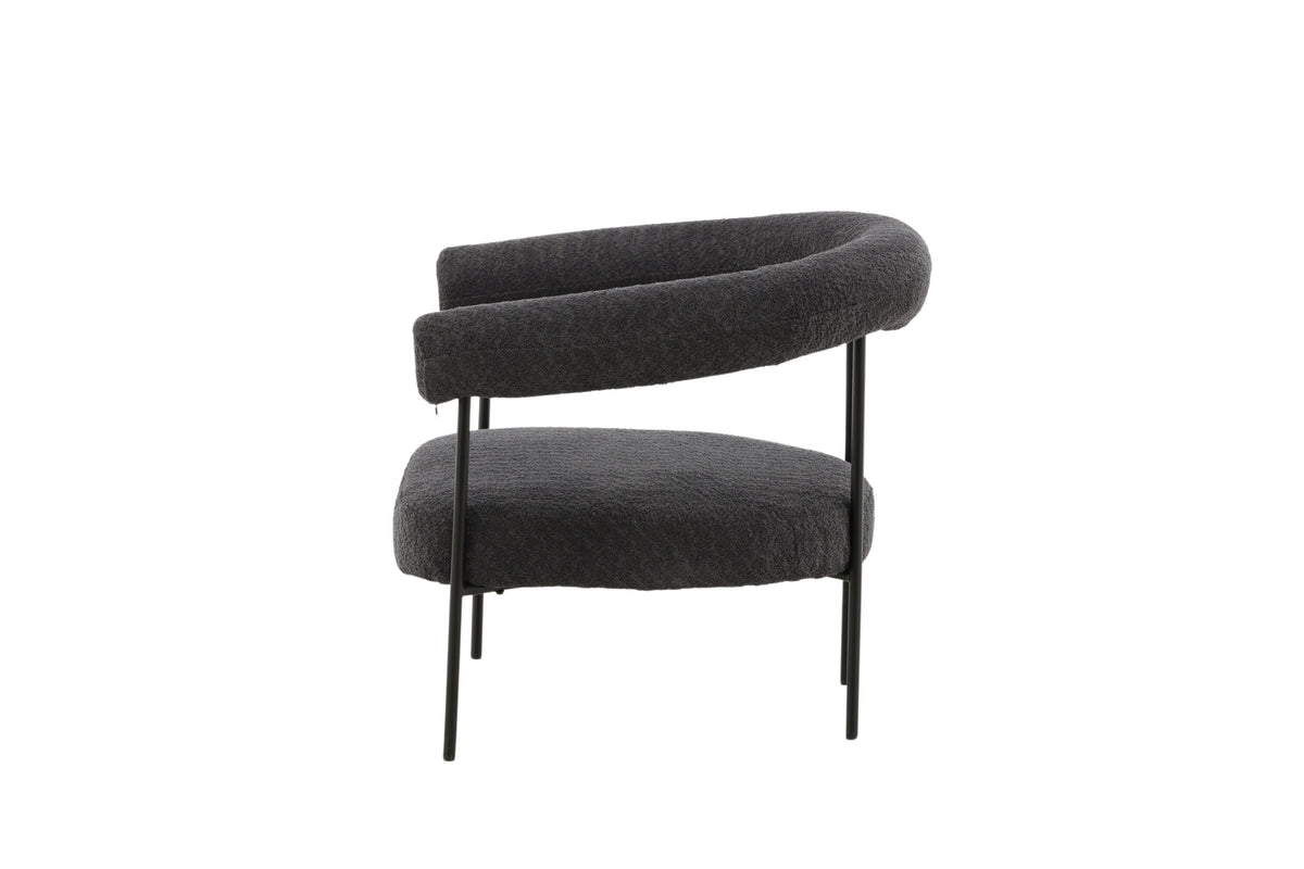 Sessel Hökåsen mit Armlehnen - Dunkelgrau-Sessel-Venture Home-le canapé