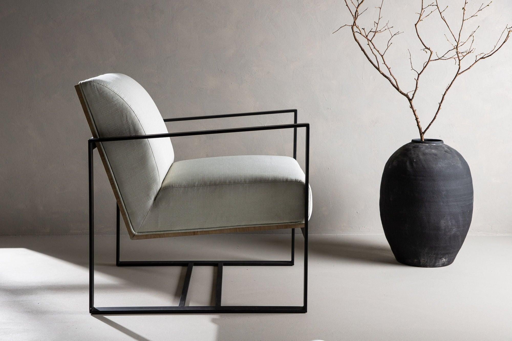 Sessel Kansas mit Metallgestell - Weiß-Sessel-Venture Home-le canapé