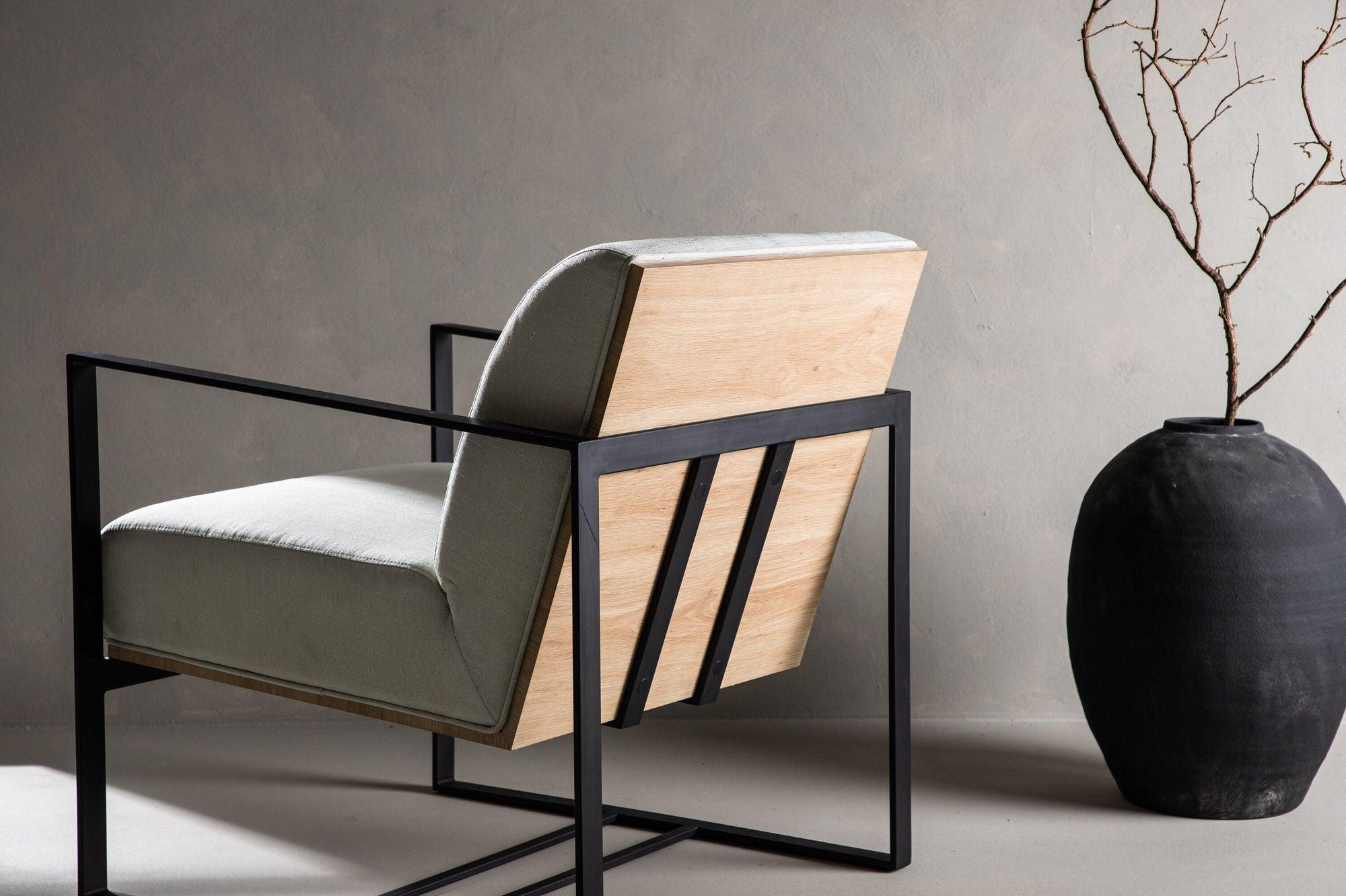 Sessel Kansas mit Metallgestell - Weiß-Sessel-Venture Home-le canapé