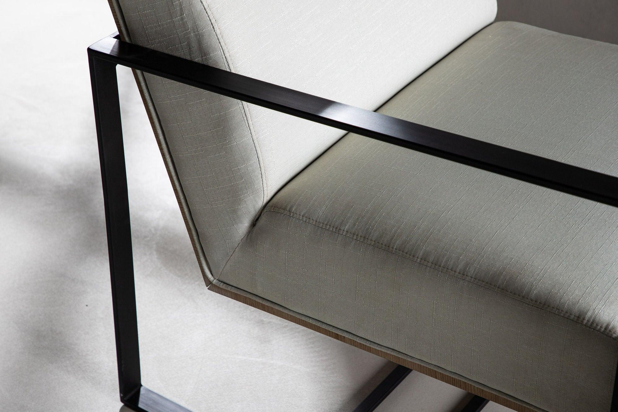 Sessel Kansas mit Metallgestell - Weiß-Sessel-Venture Home-le canapé