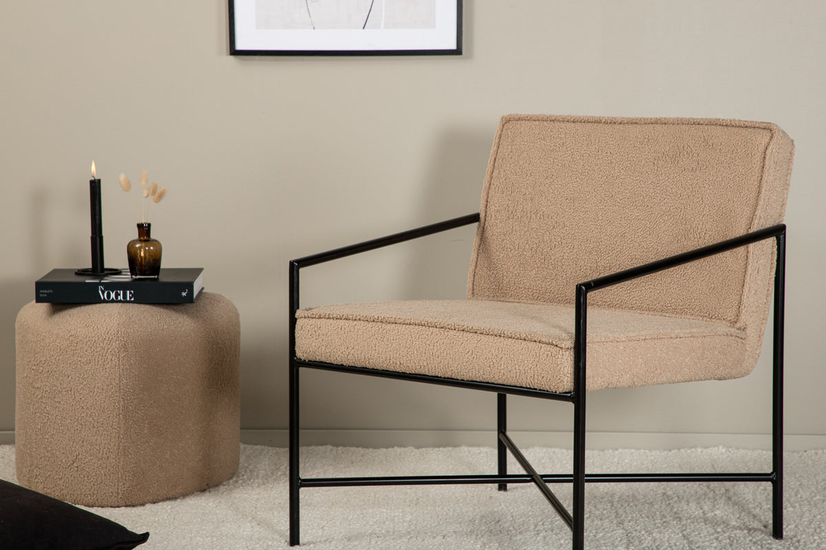 Sessel Rakel mit Armlehnen - Beige-Sessel-Venture Home-le canapé