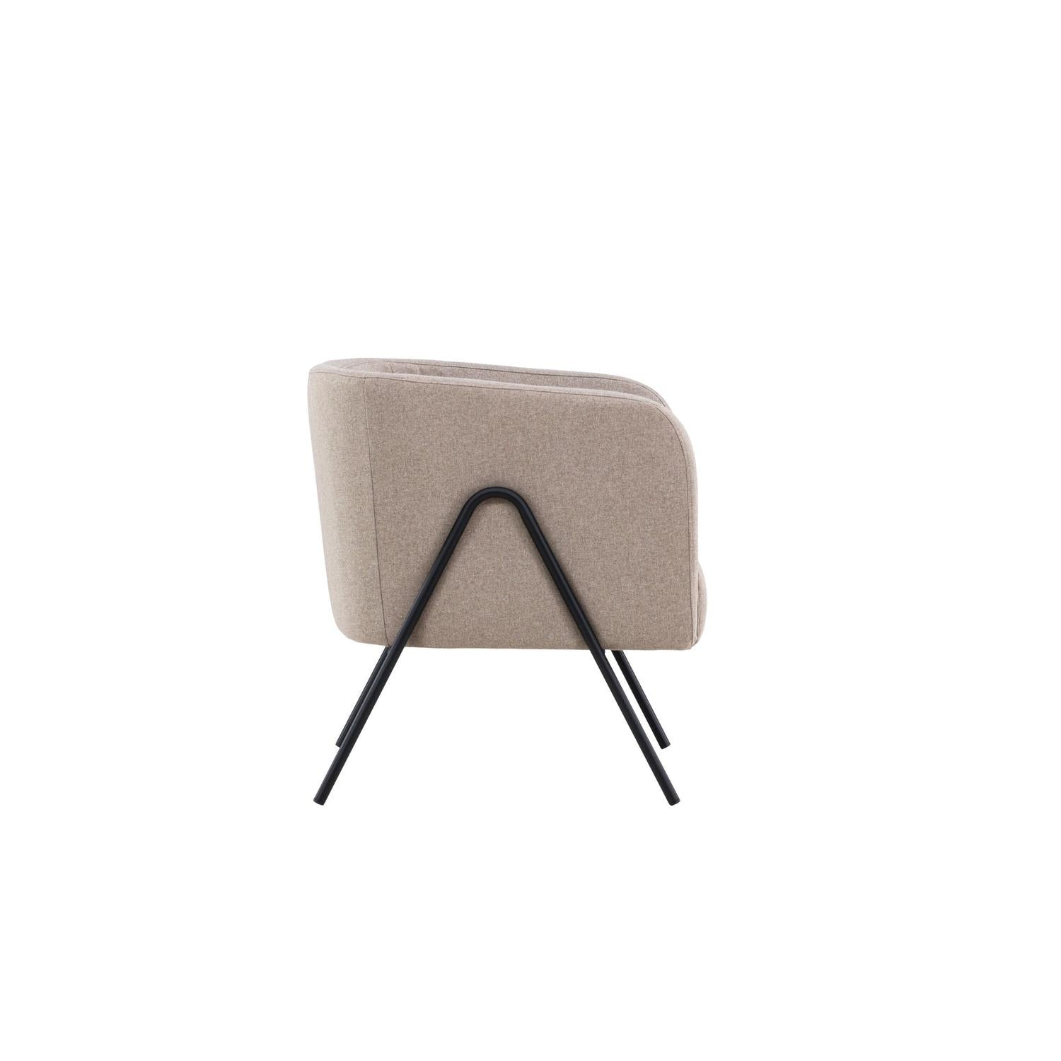 Sessel Rika - Beige-Sessel-Venture Home-le canapé