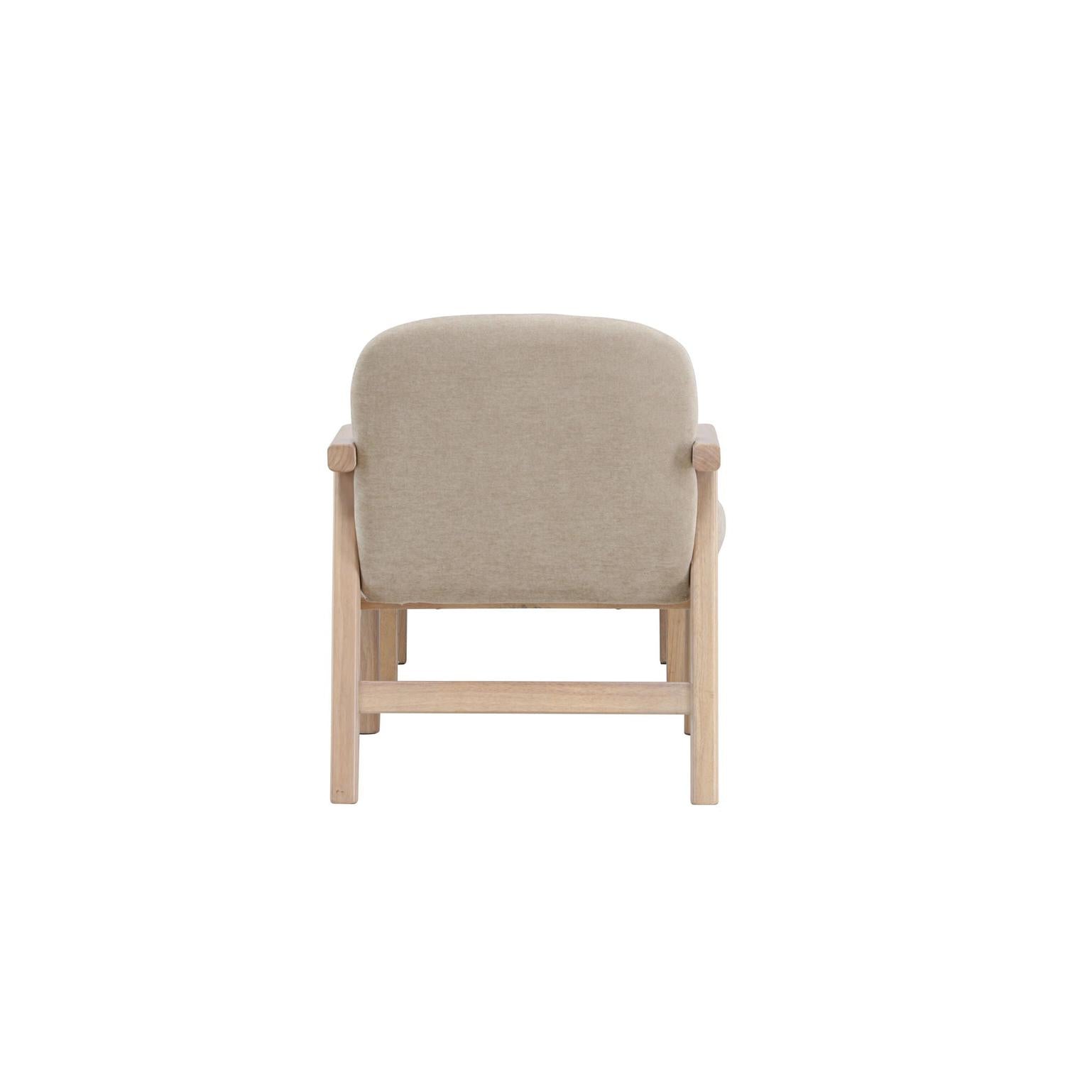 Sessel Rile mit Fußhocker - Beige-Sessel-Venture Home-le canapé