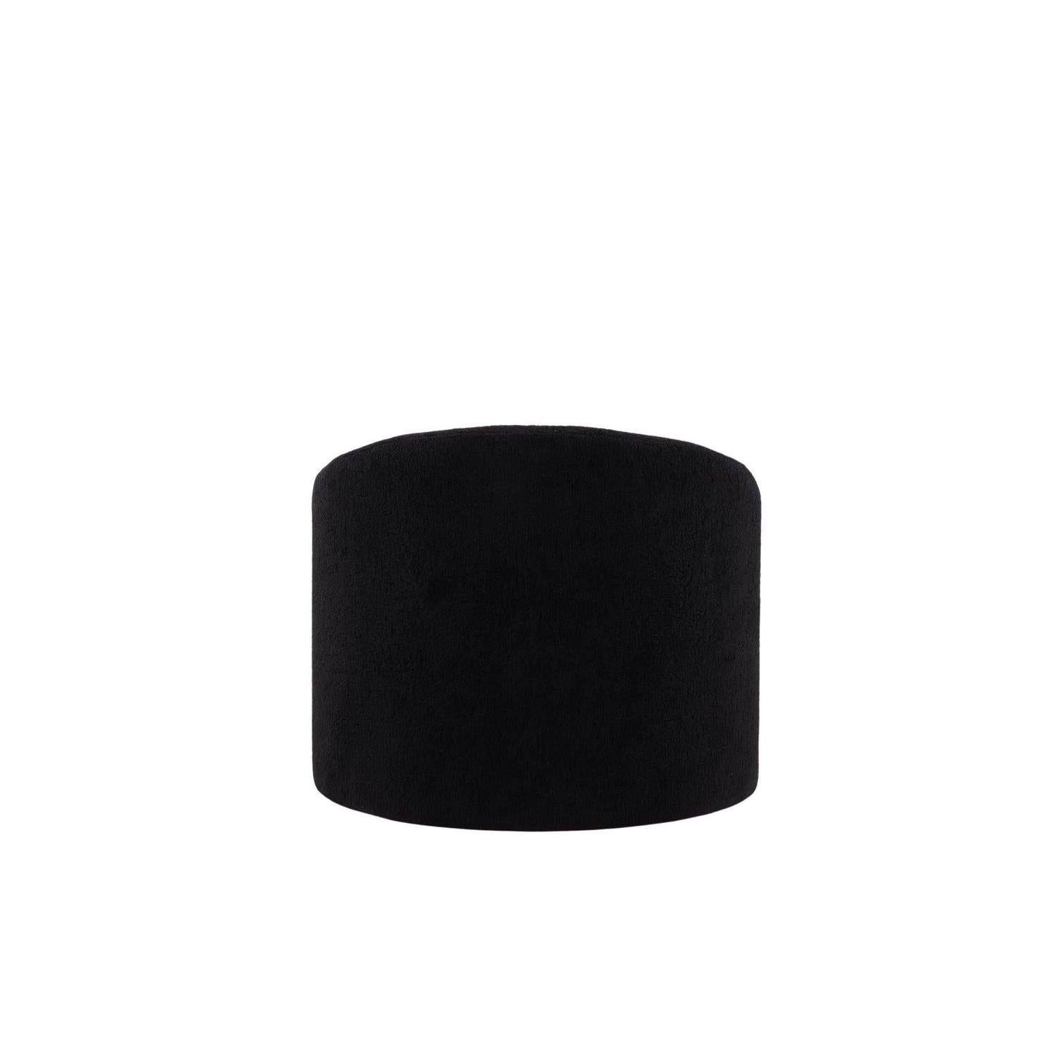 Sessel Warren aus Fleece - Schwarz-Sessel-Venture Home-le canapé