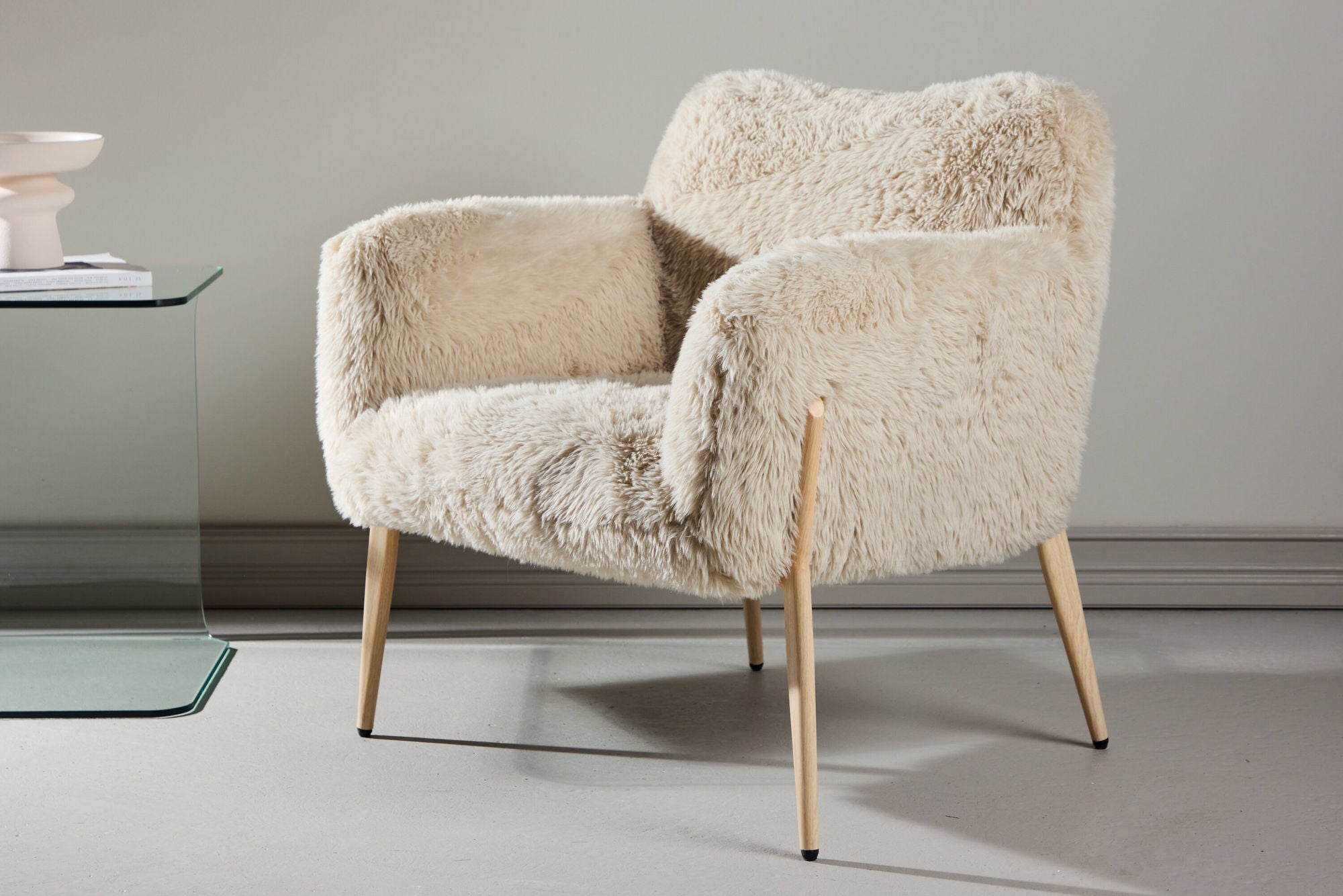 Sessel Zenzi - Beige-Sessel-Venture Home-le canapé