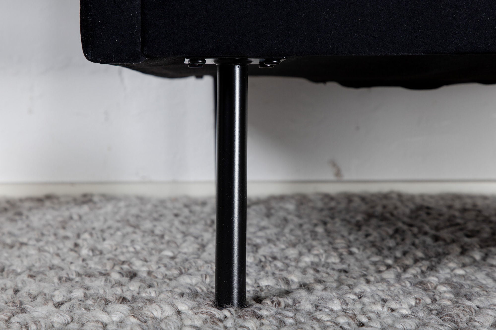 Sessel Zoom aus Samt - Schwarz-Sessel-Venture Home-le canapé