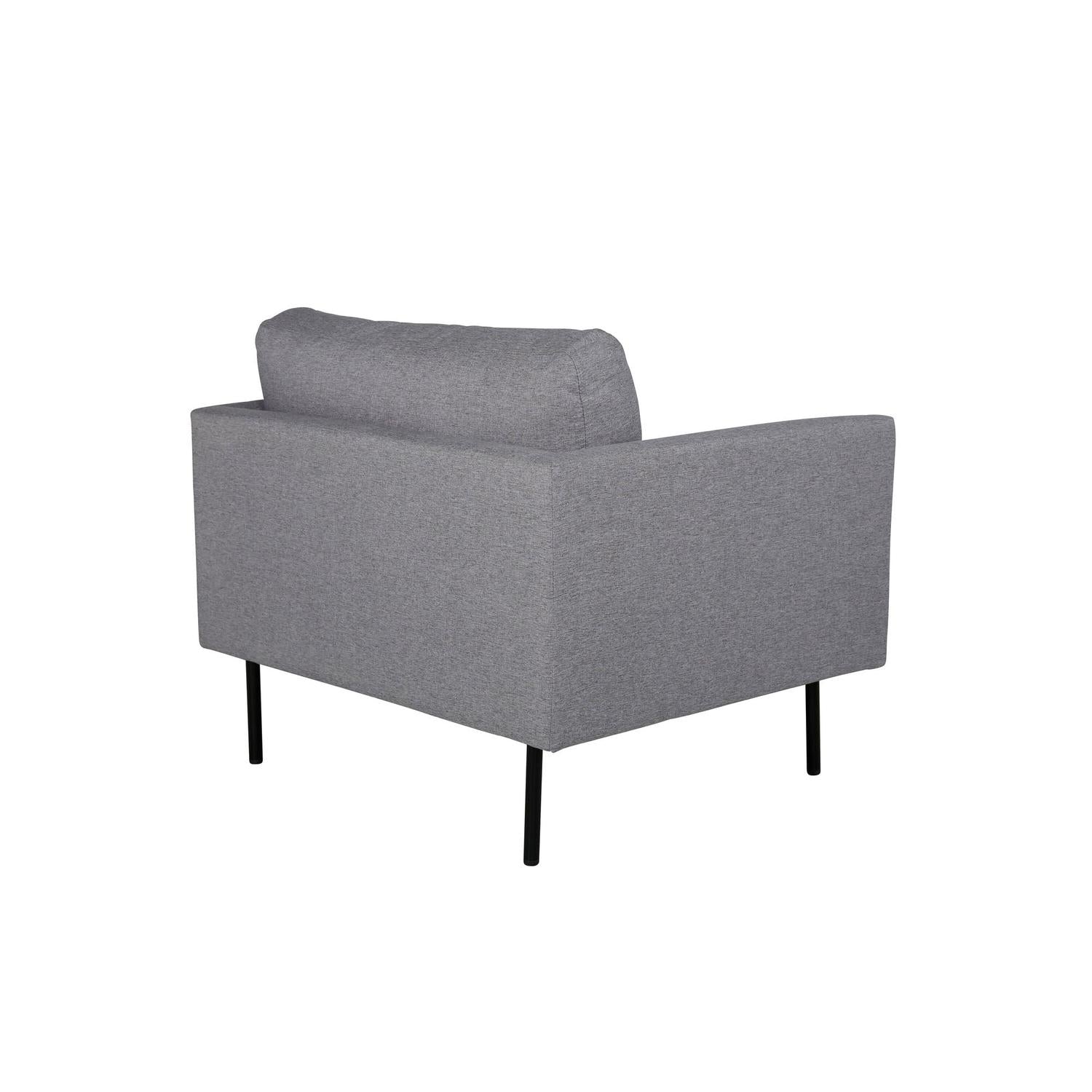 Sessel Zoom aus Stoff - Grau-Sessel-Venture Home-le canapé