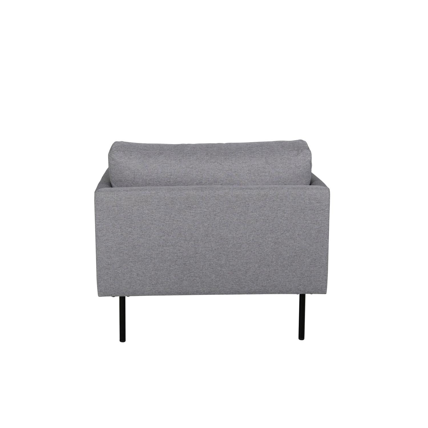 Sessel Zoom aus Stoff - Grau-Sessel-Venture Home-le canapé