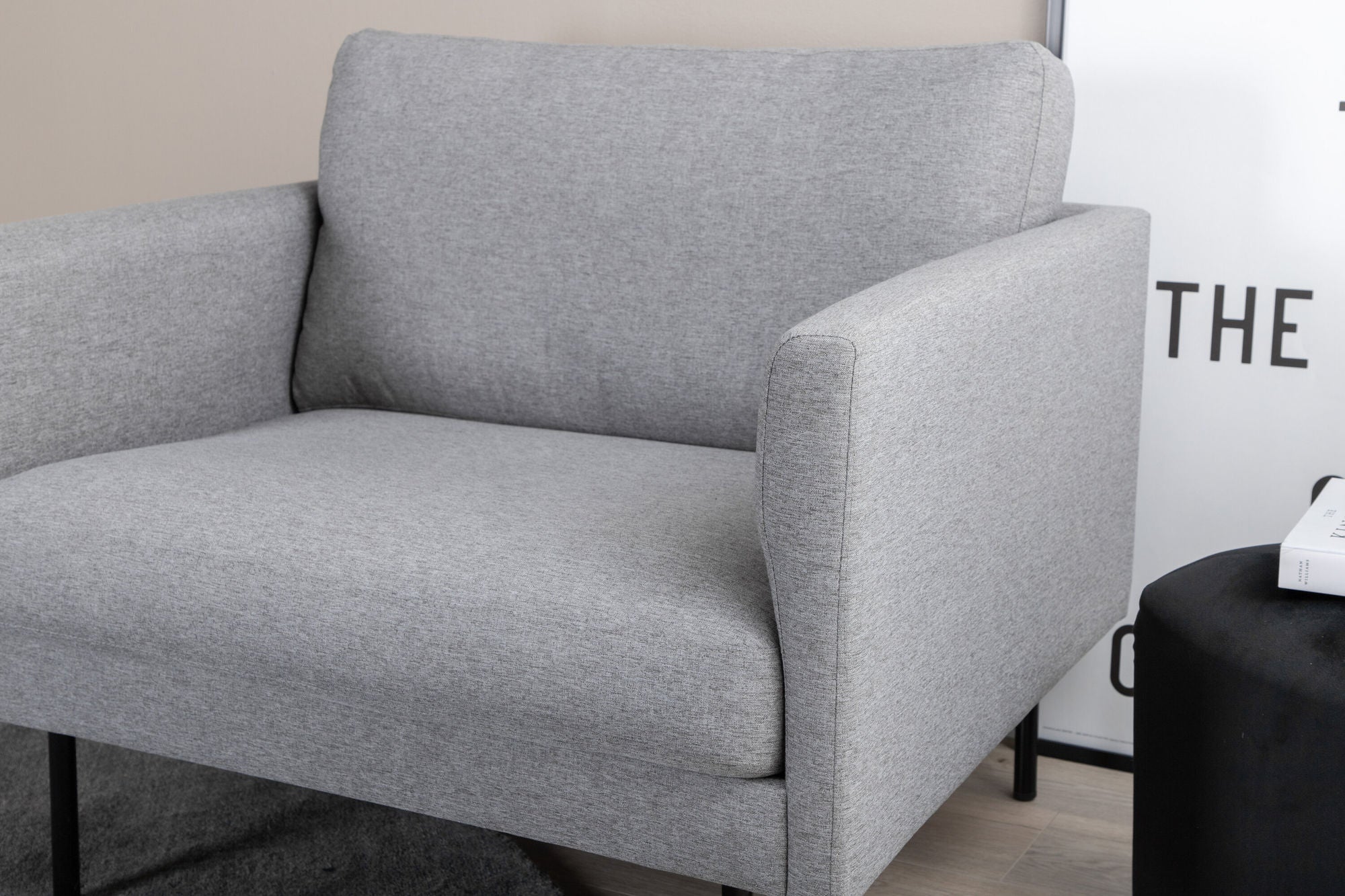 Sessel Zoom aus Stoff - Grau-Sessel-Venture Home-le canapé