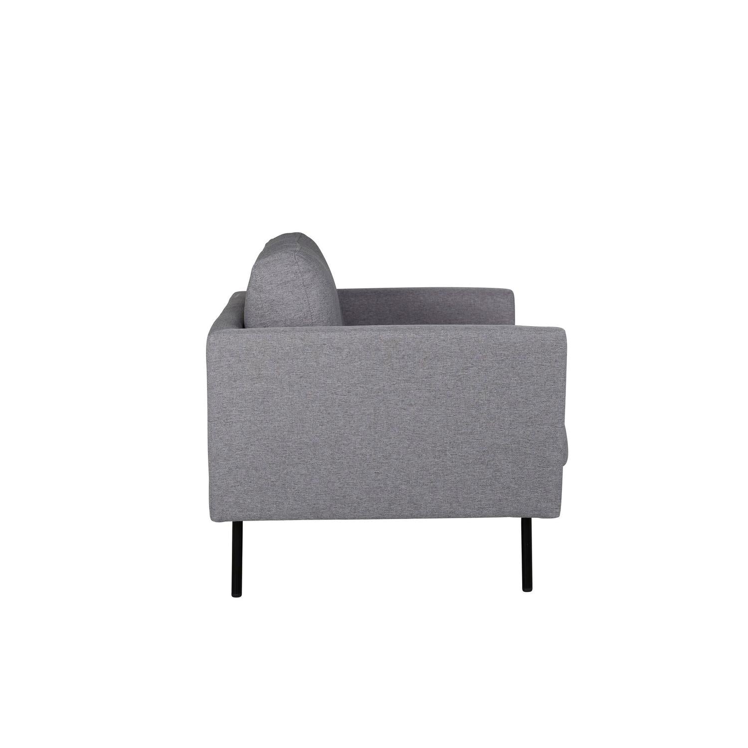 Sessel Zoom aus Stoff - Grau-Sessel-Venture Home-le canapé