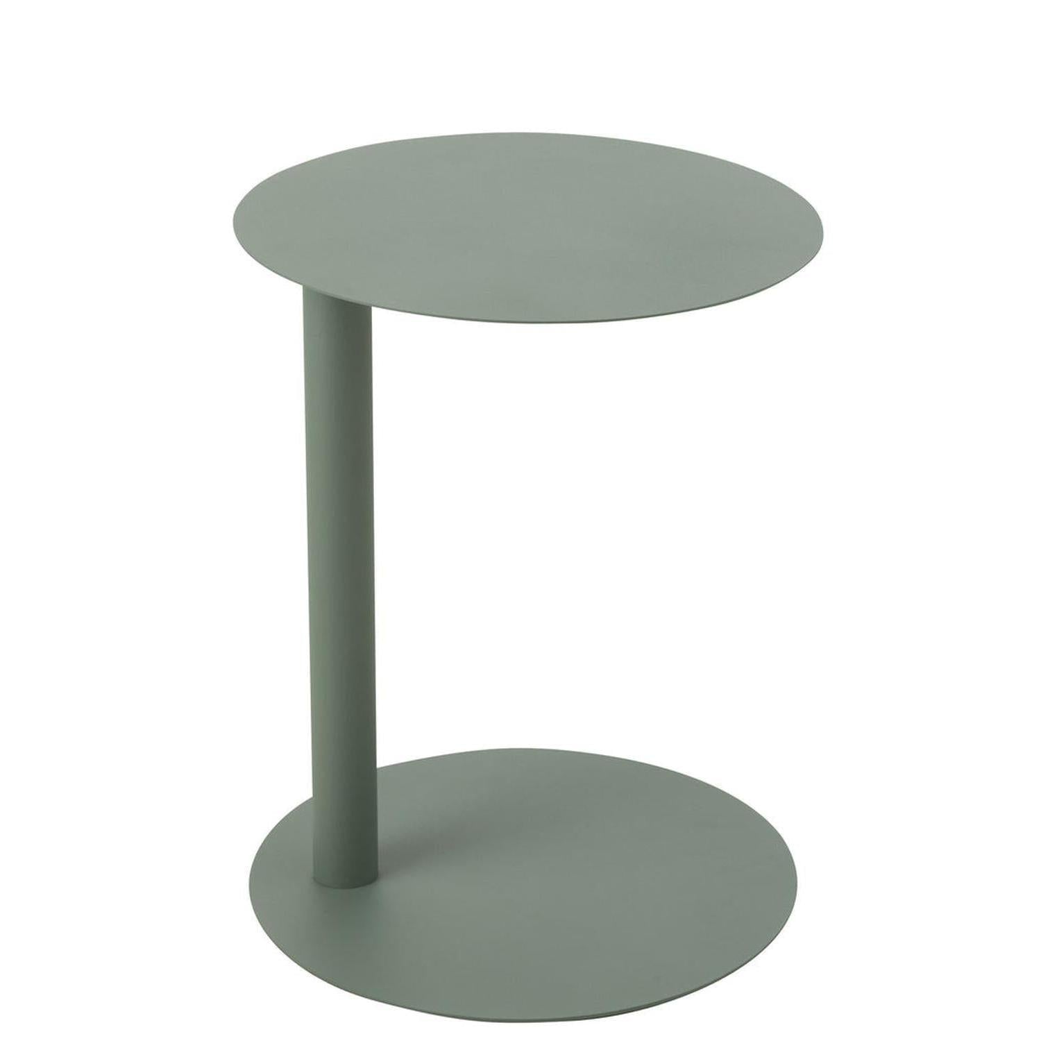 Beistelltisch rund aus Metall - Grün-Beistelltisch-le canapé