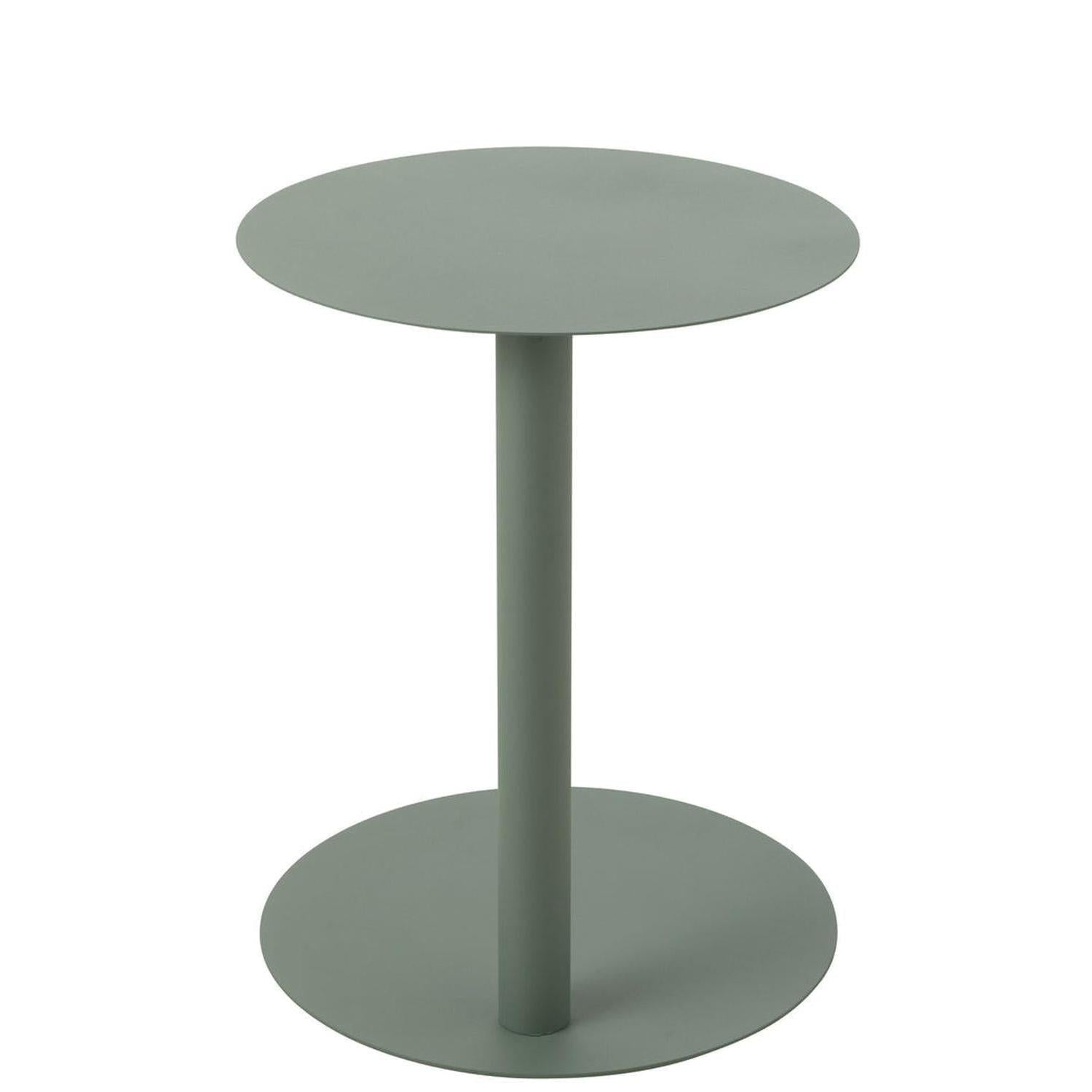 Beistelltisch rund aus Metall - Grün-Beistelltisch-le canapé