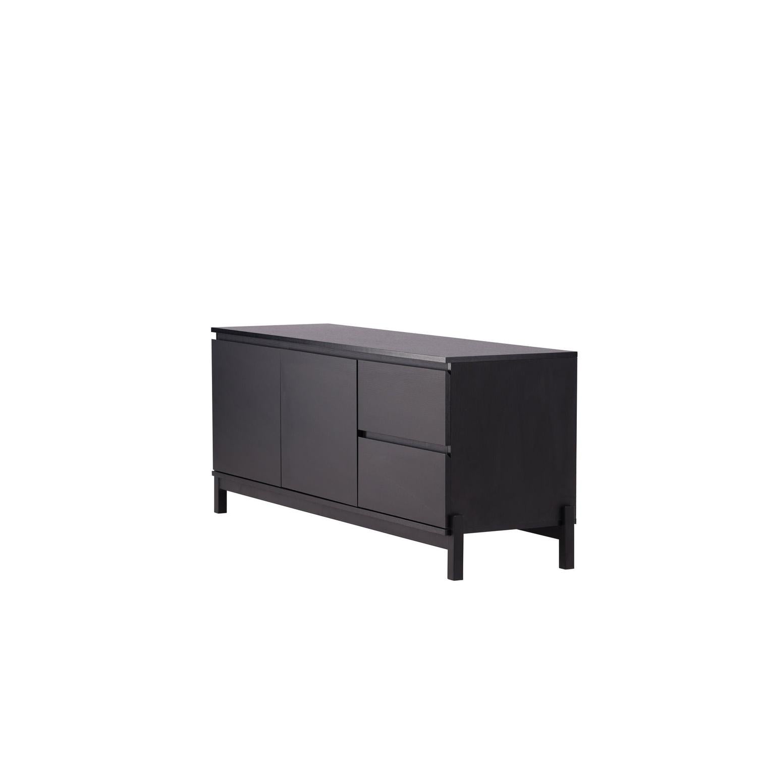 Sideboard Corpus 138cm - Schwarz-Sideboards-Venture Home-le canapé