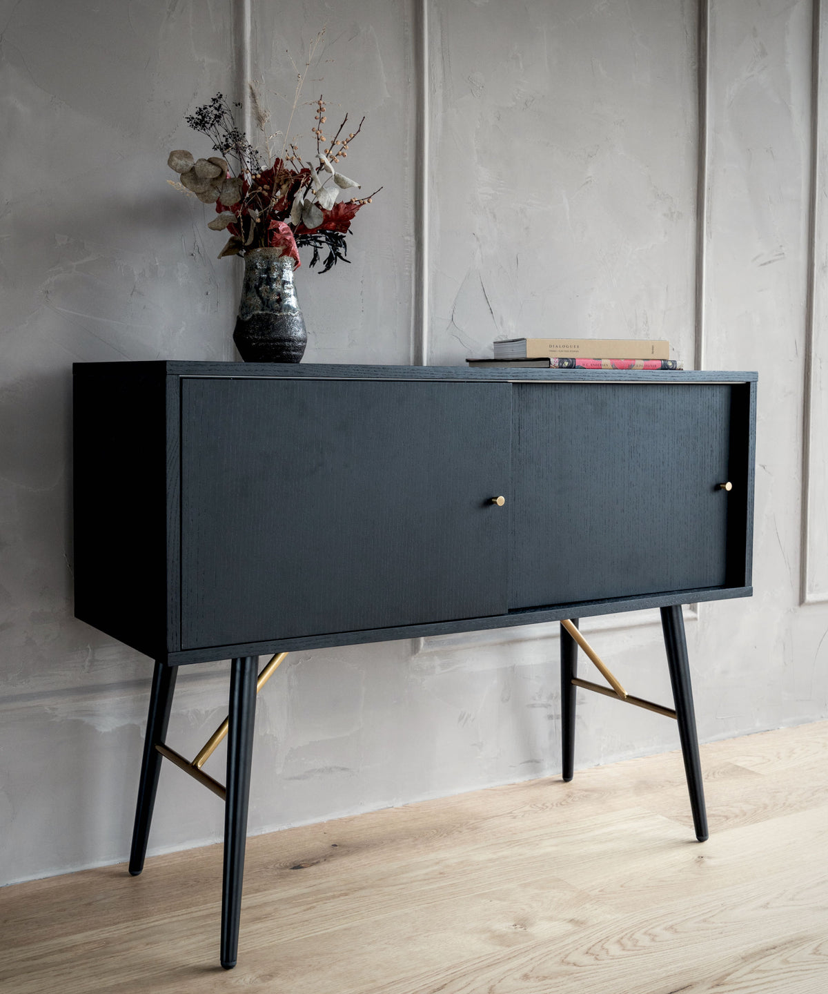 Sideboard Dawn - Schwarz-Sideboards-Njordec-le canapé