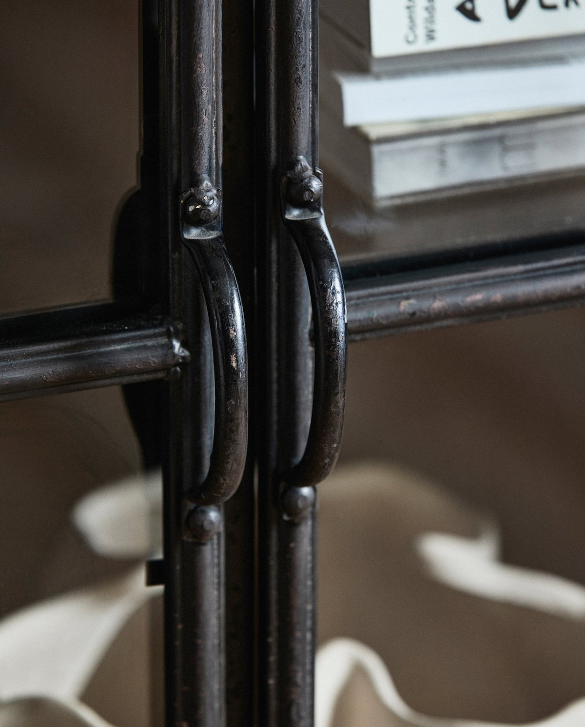 Sideboard Downtown 104cm aus Metall - Schwarz-Sideboards-Nordal A/S-le canapé