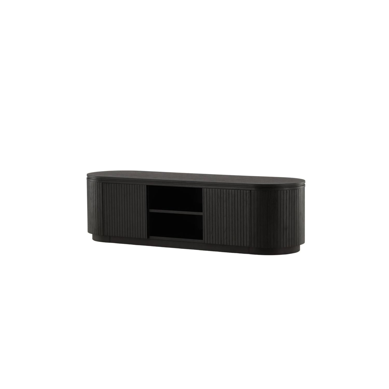 Sideboard Fjällbacka 160x45cm - Schwarz-Sideboards-Vind-le canapé