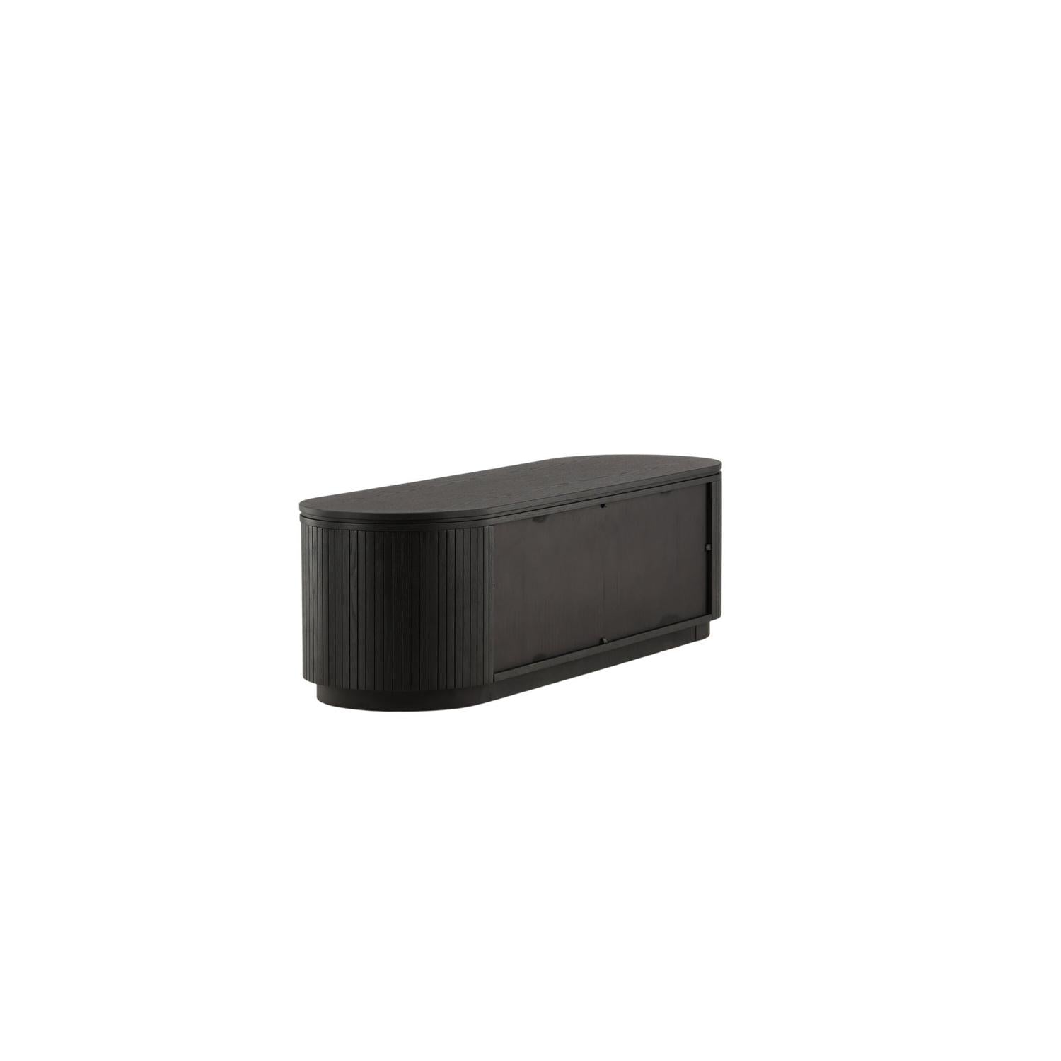 Sideboard Fjällbacka 160x45cm - Schwarz-Sideboards-Vind-le canapé