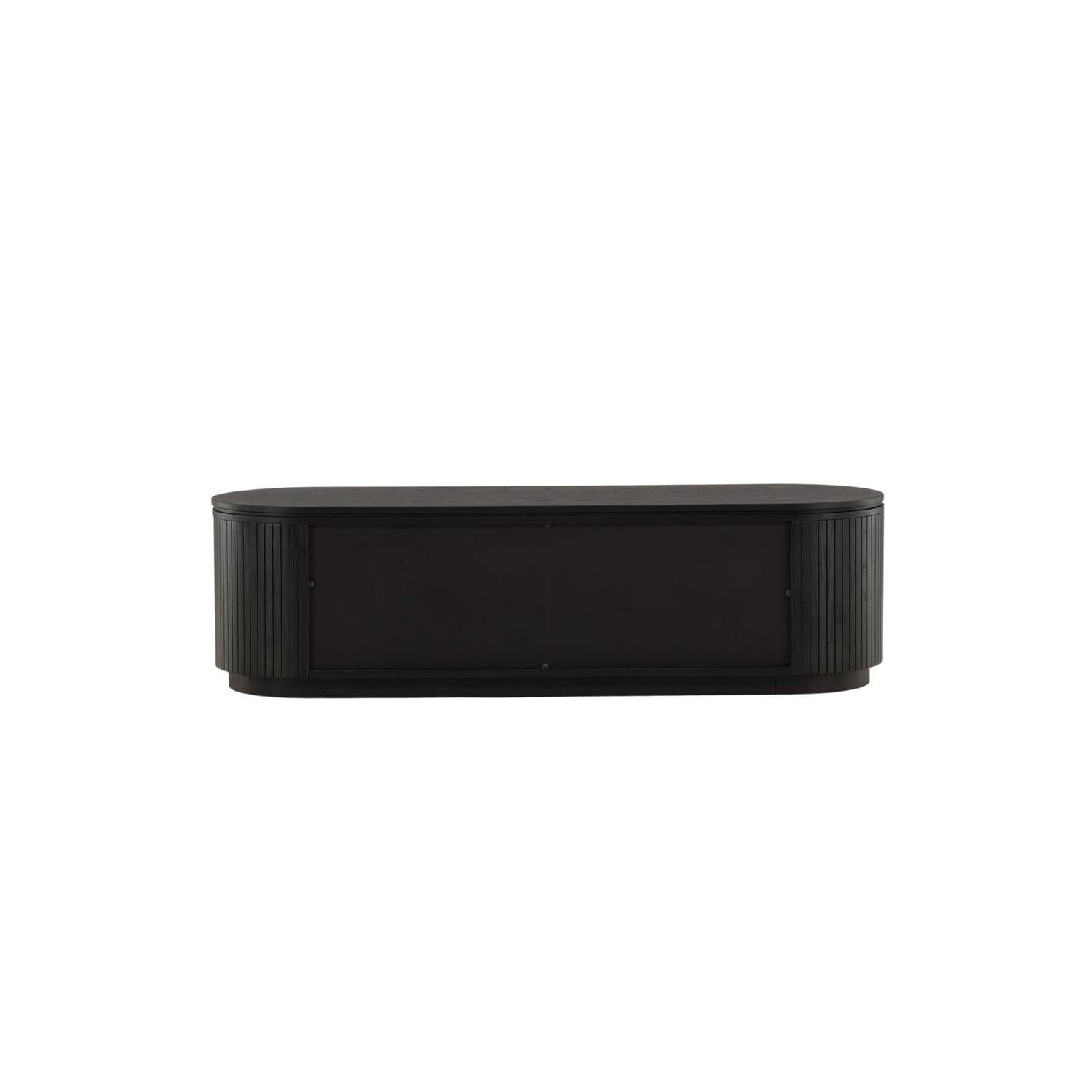 Sideboard Fjällbacka 160x45cm - Schwarz-Sideboards-Vind-le canapé