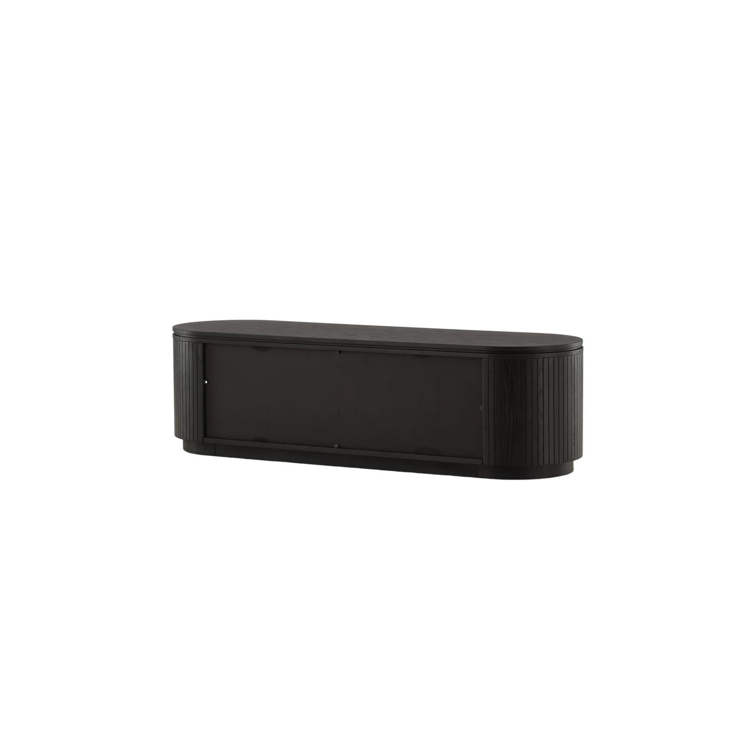 Sideboard Fjällbacka 160x45cm - Schwarz-Sideboards-Vind-le canapé