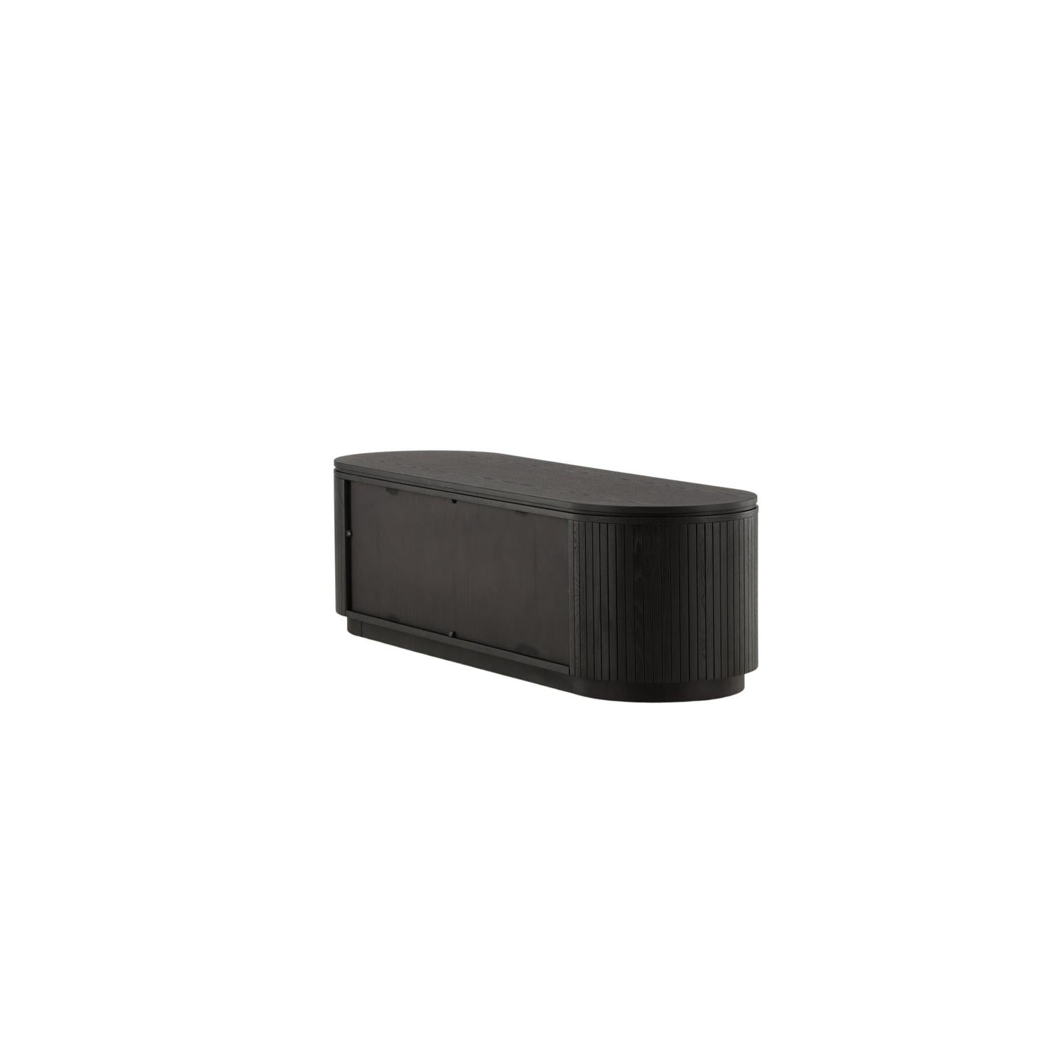 Sideboard Fjällbacka 160x45cm - Schwarz-Sideboards-Vind-le canapé