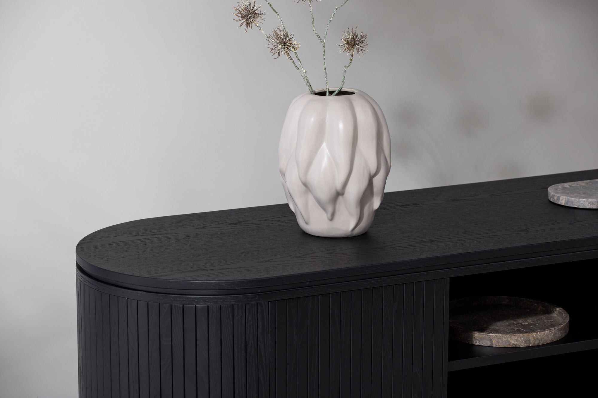 Sideboard Fjällbacka 160x45cm - Schwarz-Sideboards-Vind-le canapé