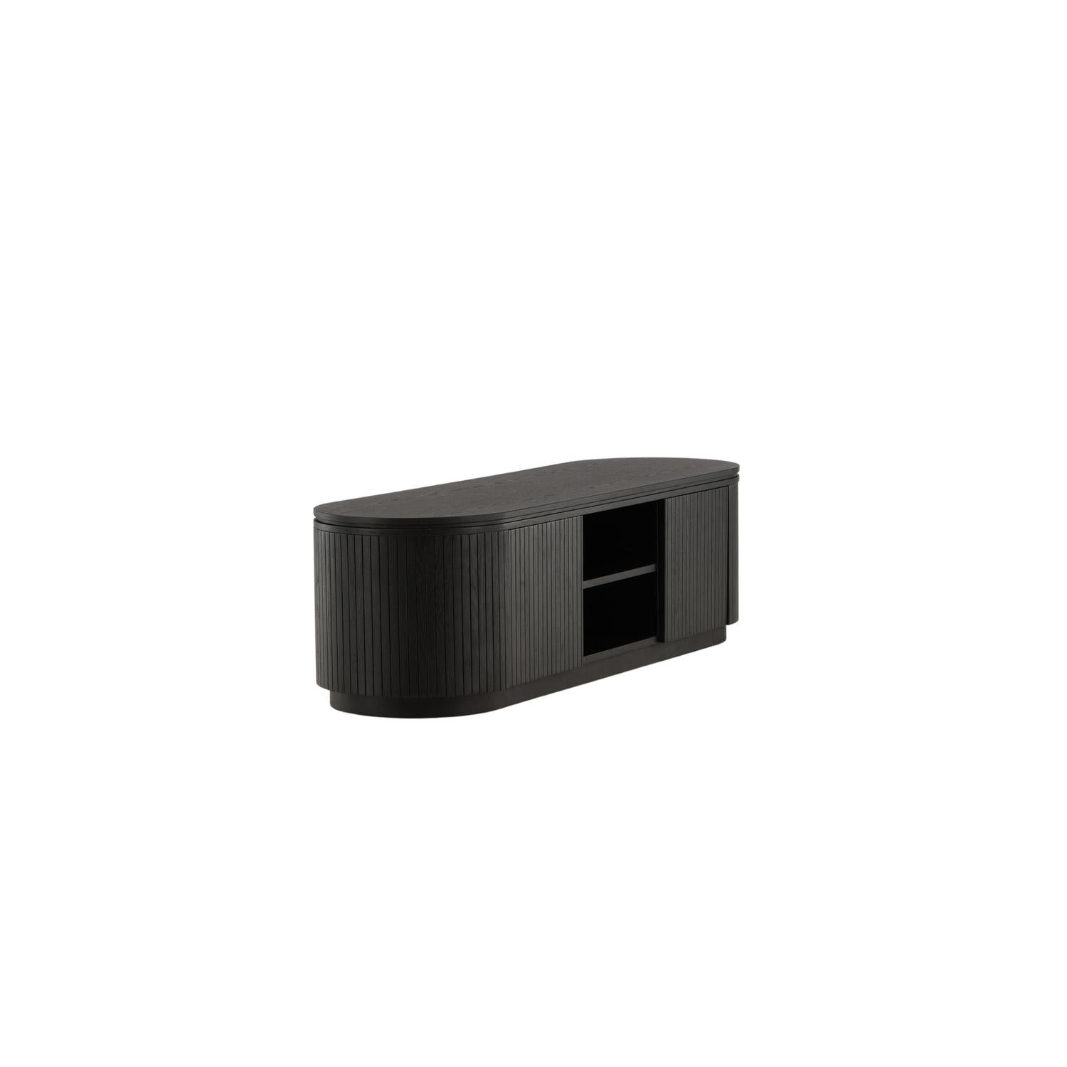 Sideboard Fjällbacka 160x45cm - Schwarz-Sideboards-Vind-le canapé