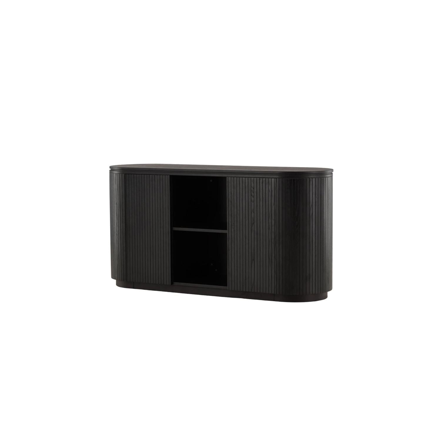 Sideboard Fjällbacka 160x80cm - Schwarz-Sideboards-Vind-le canapé