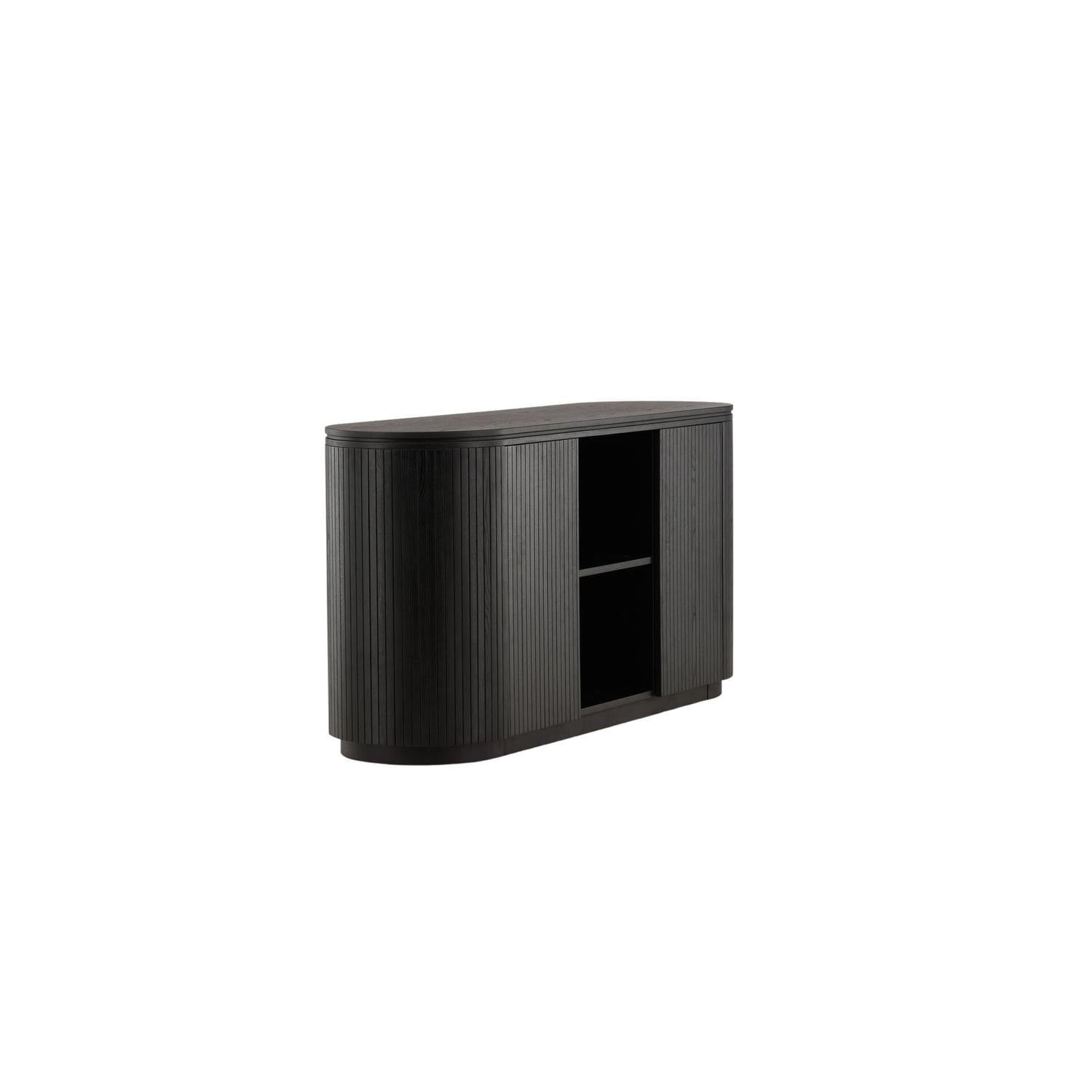 Sideboard Fjällbacka 160x80cm - Schwarz-Sideboards-Vind-le canapé
