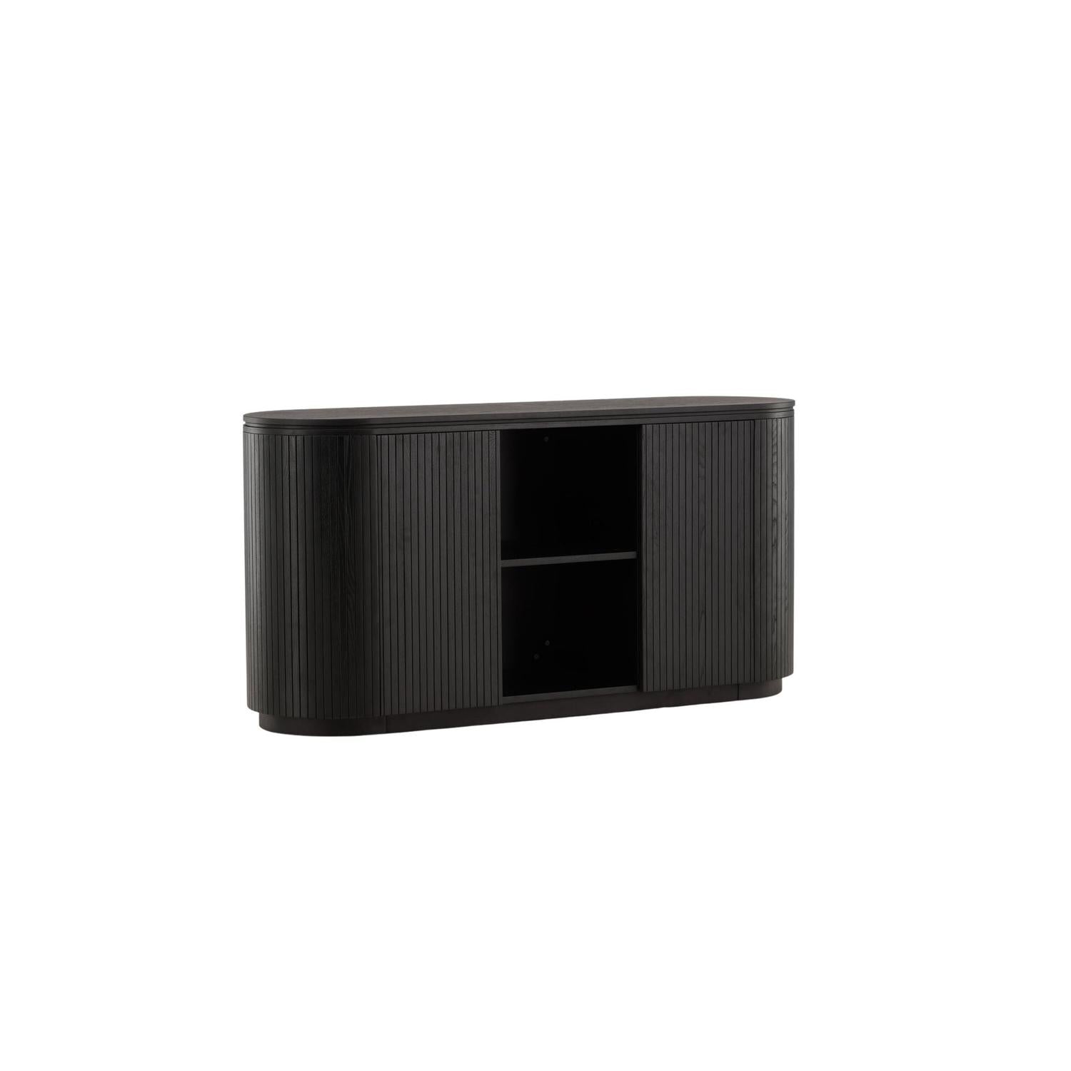 Sideboard Fjällbacka 160x80cm - Schwarz-Sideboards-Vind-le canapé