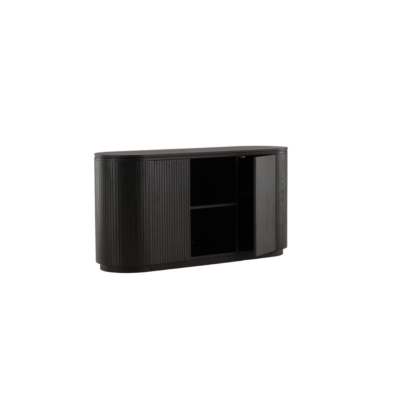 Sideboard Fjällbacka 160x80cm - Schwarz-Sideboards-Vind-le canapé
