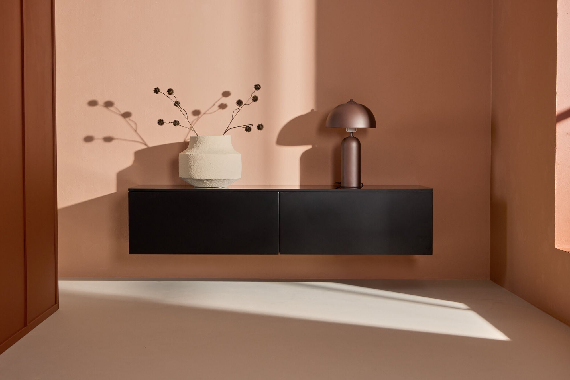 Sideboard Frihamn 160cm - Schwarz-Sideboards-Venture Home-le canapé