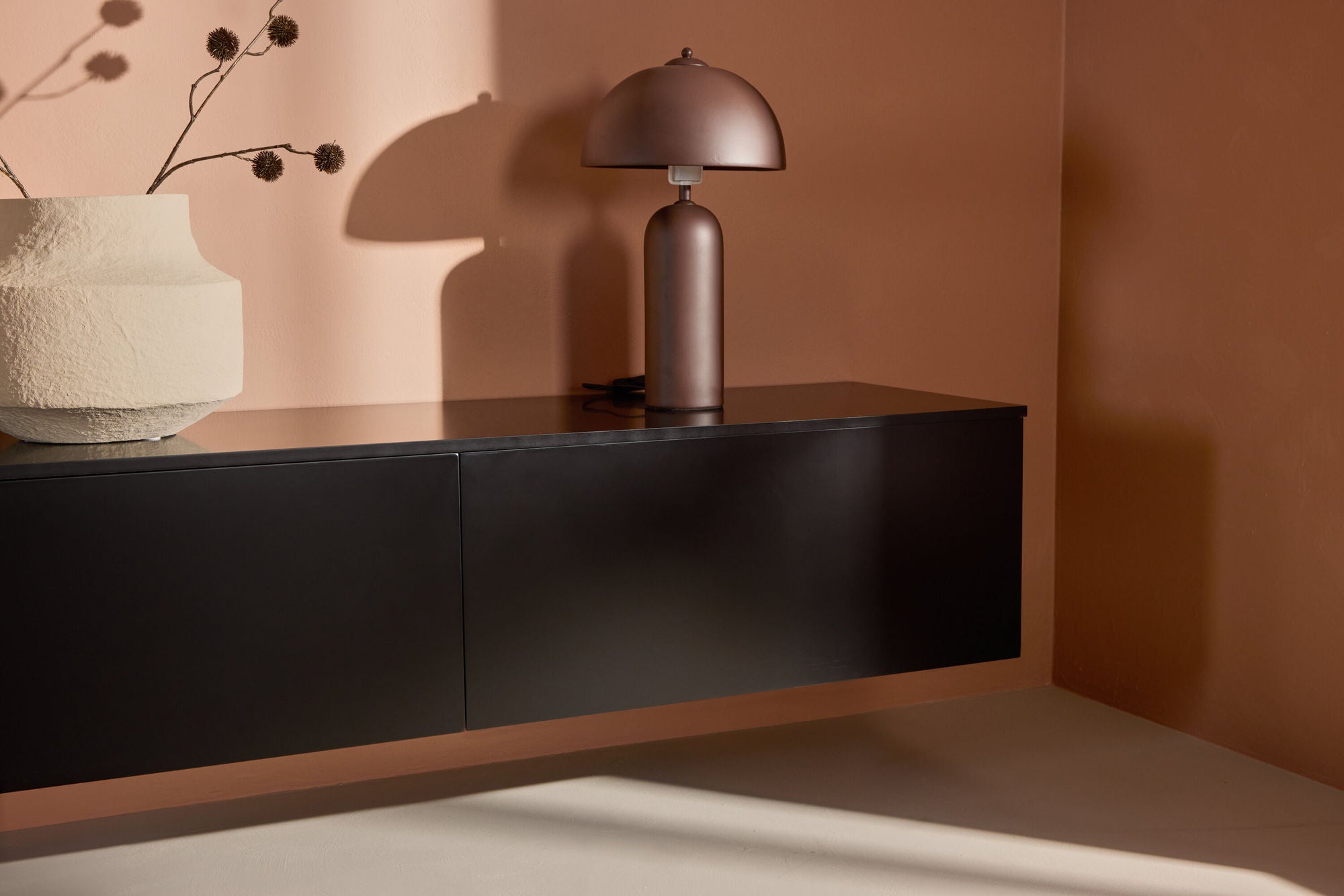 Sideboard Frihamn 160cm - Schwarz-Sideboards-Venture Home-le canapé