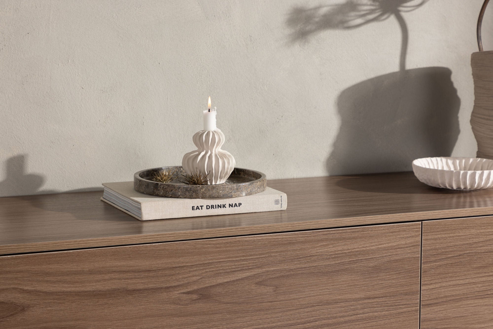Sideboard Frihamn 160cm - Walnuss-Sideboards-Venture Home-le canapé